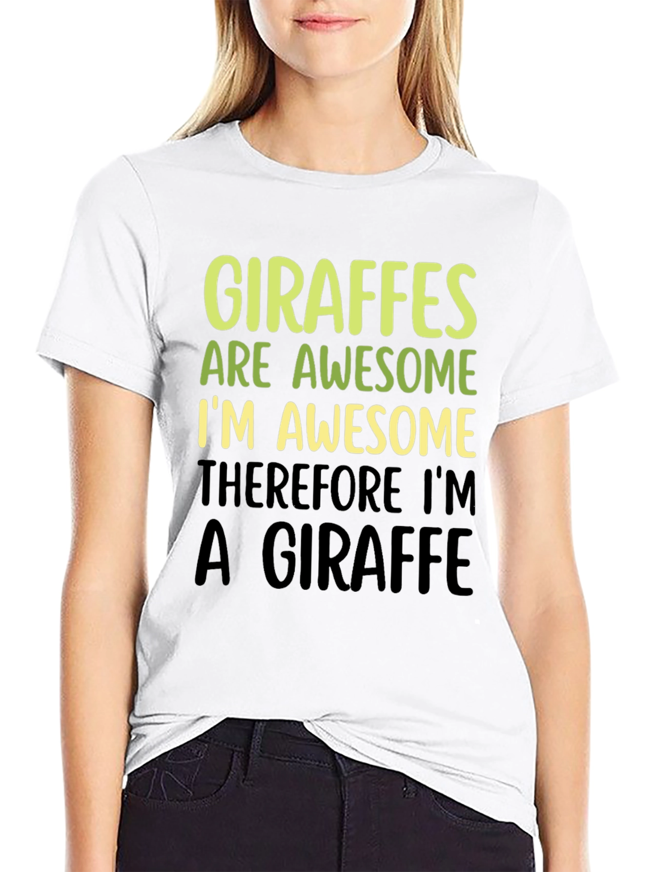 Giraffe Awesome Funny T-Shirt