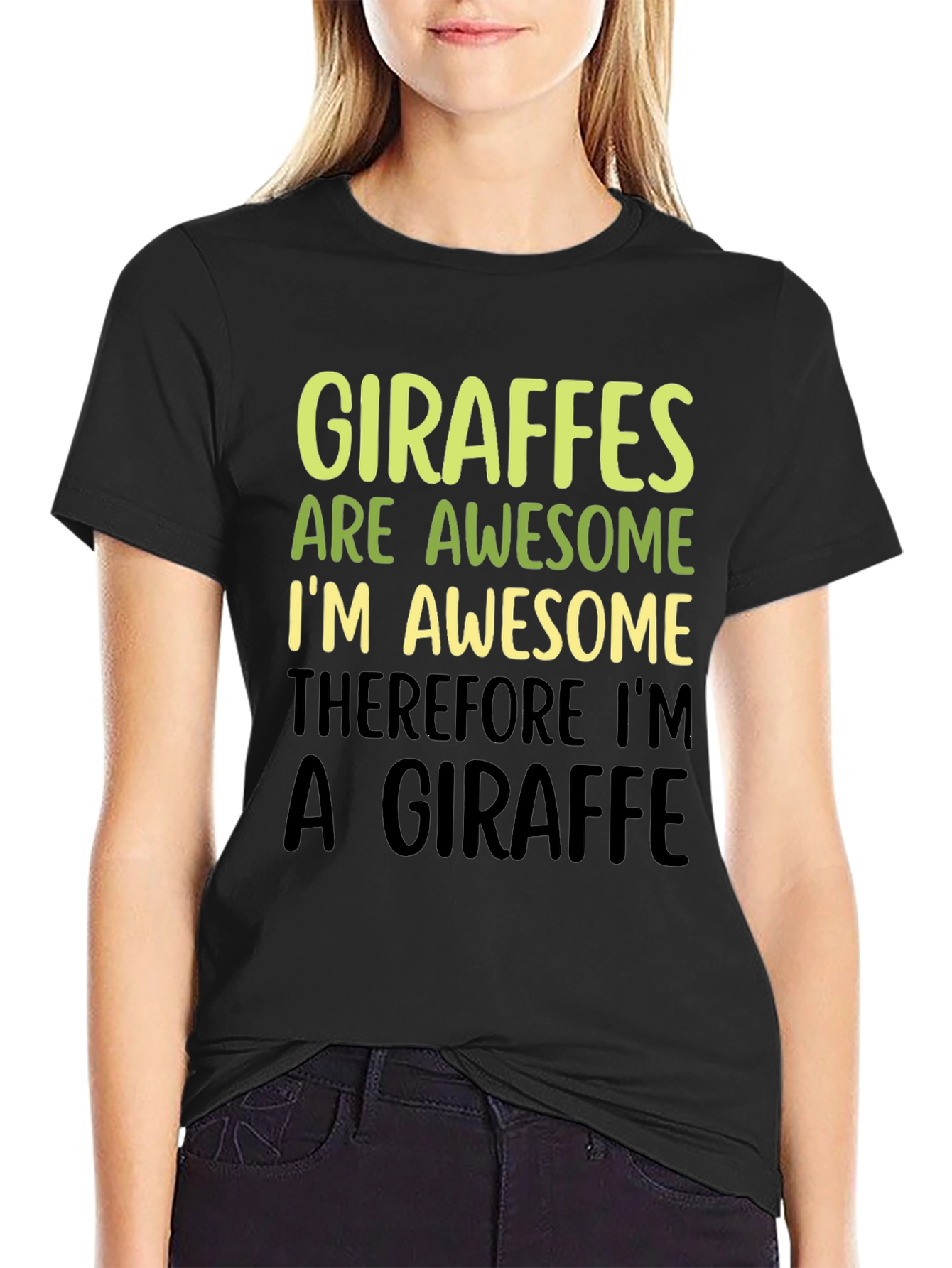 Giraffe Awesome Funny T-Shirt