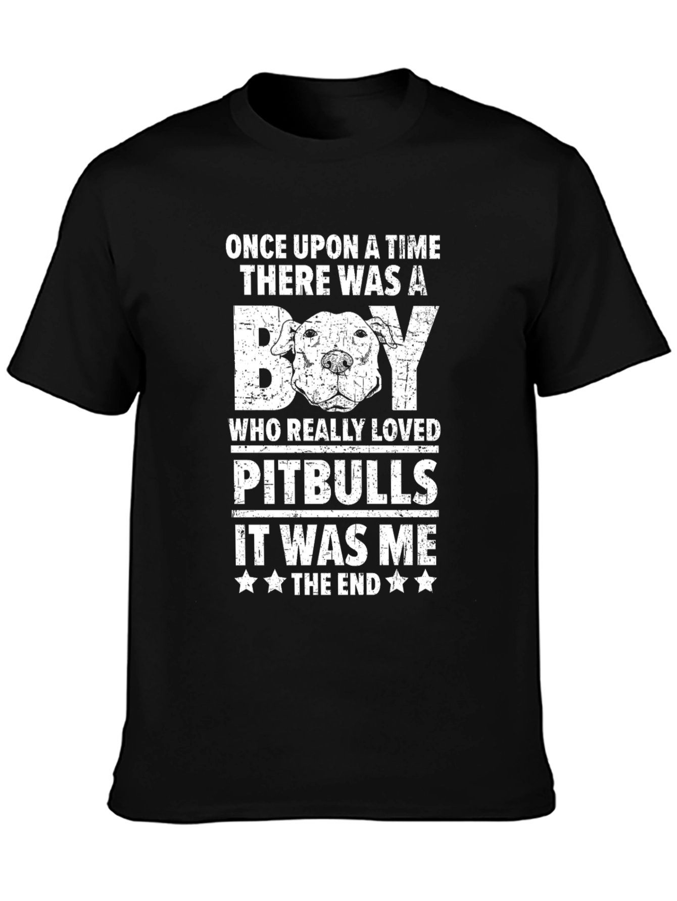 Boy Who Loved Pitbulls Graphic T-Shirt