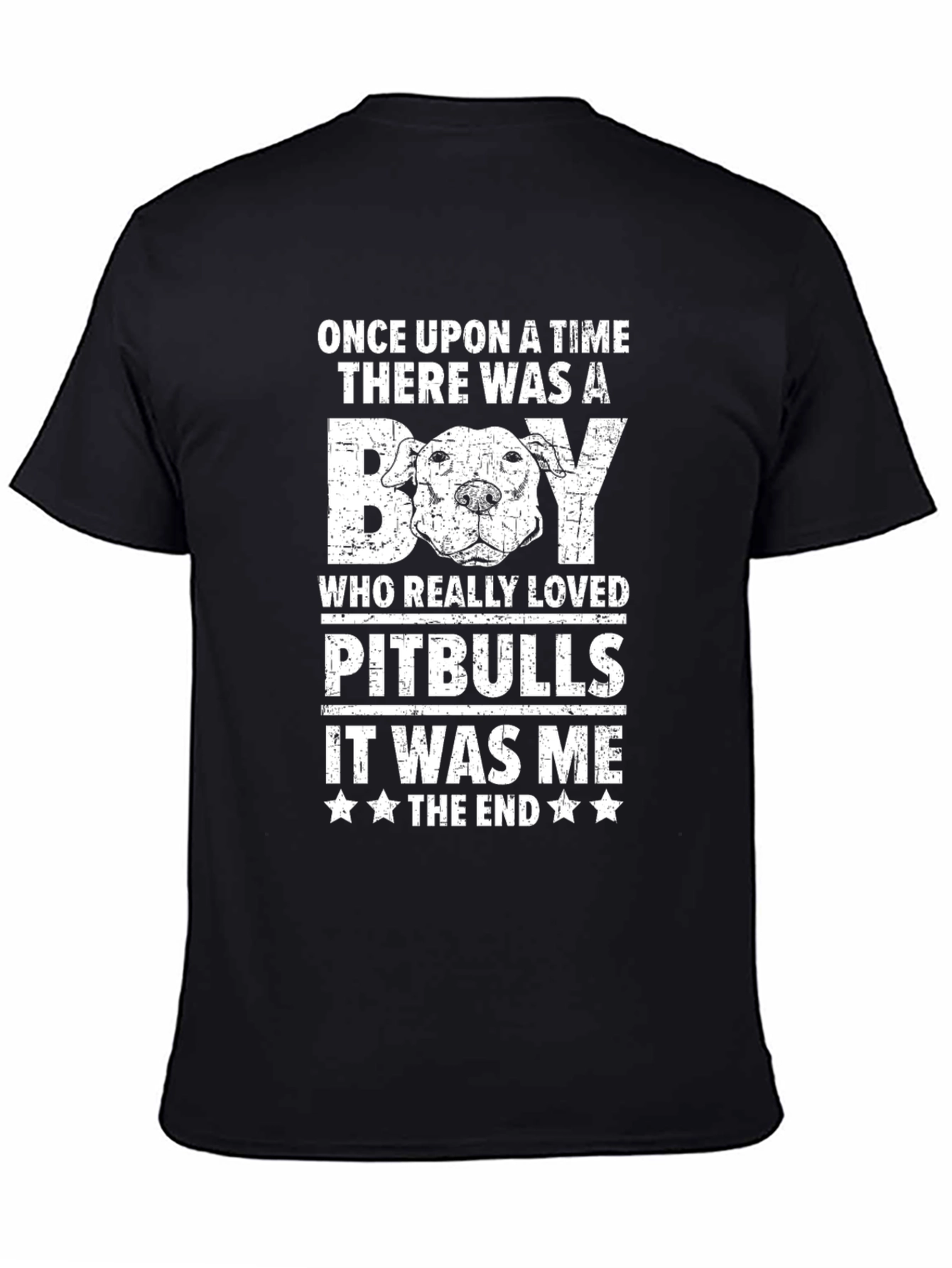 Boy Who Loved Pitbulls Graphic T-Shirt