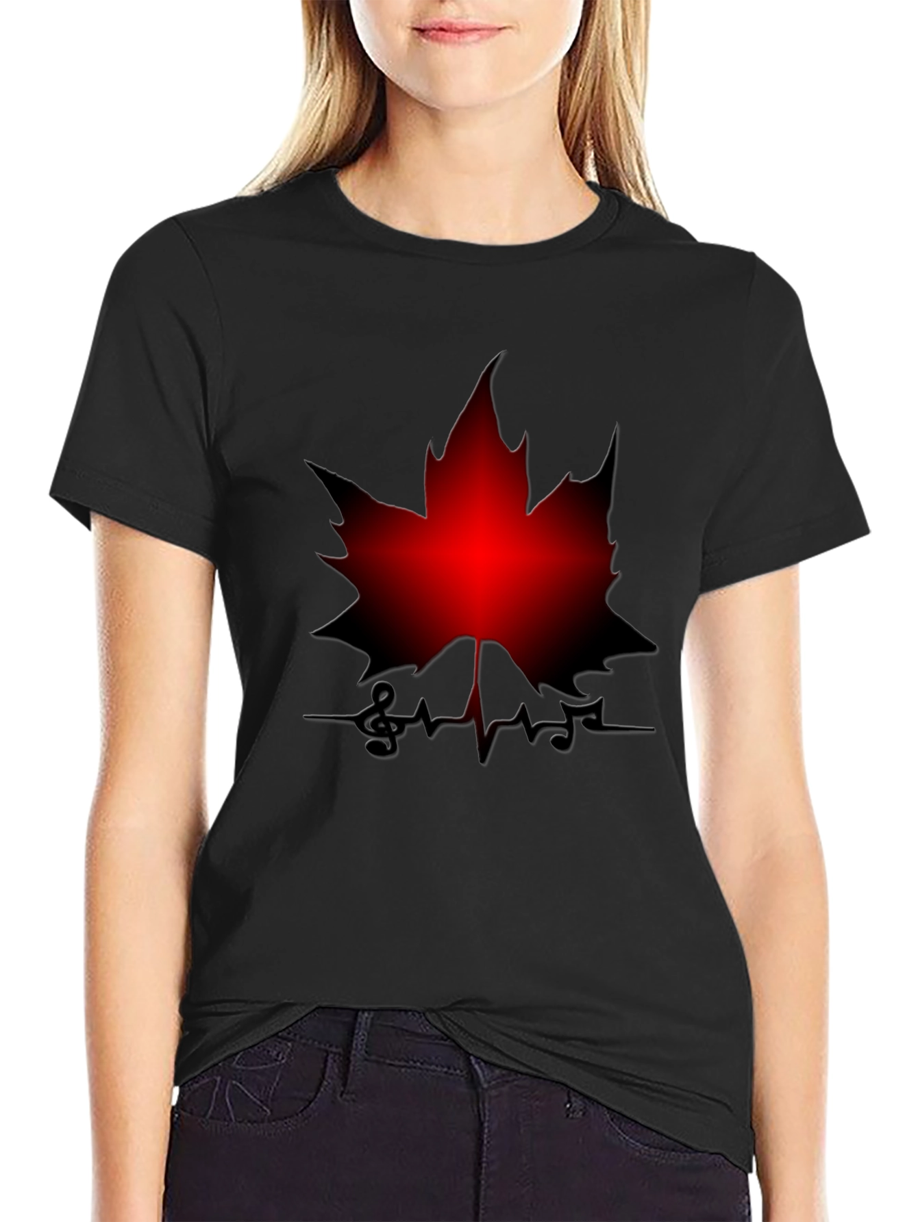Maple Leaf Music T-Shirt - Unique Design