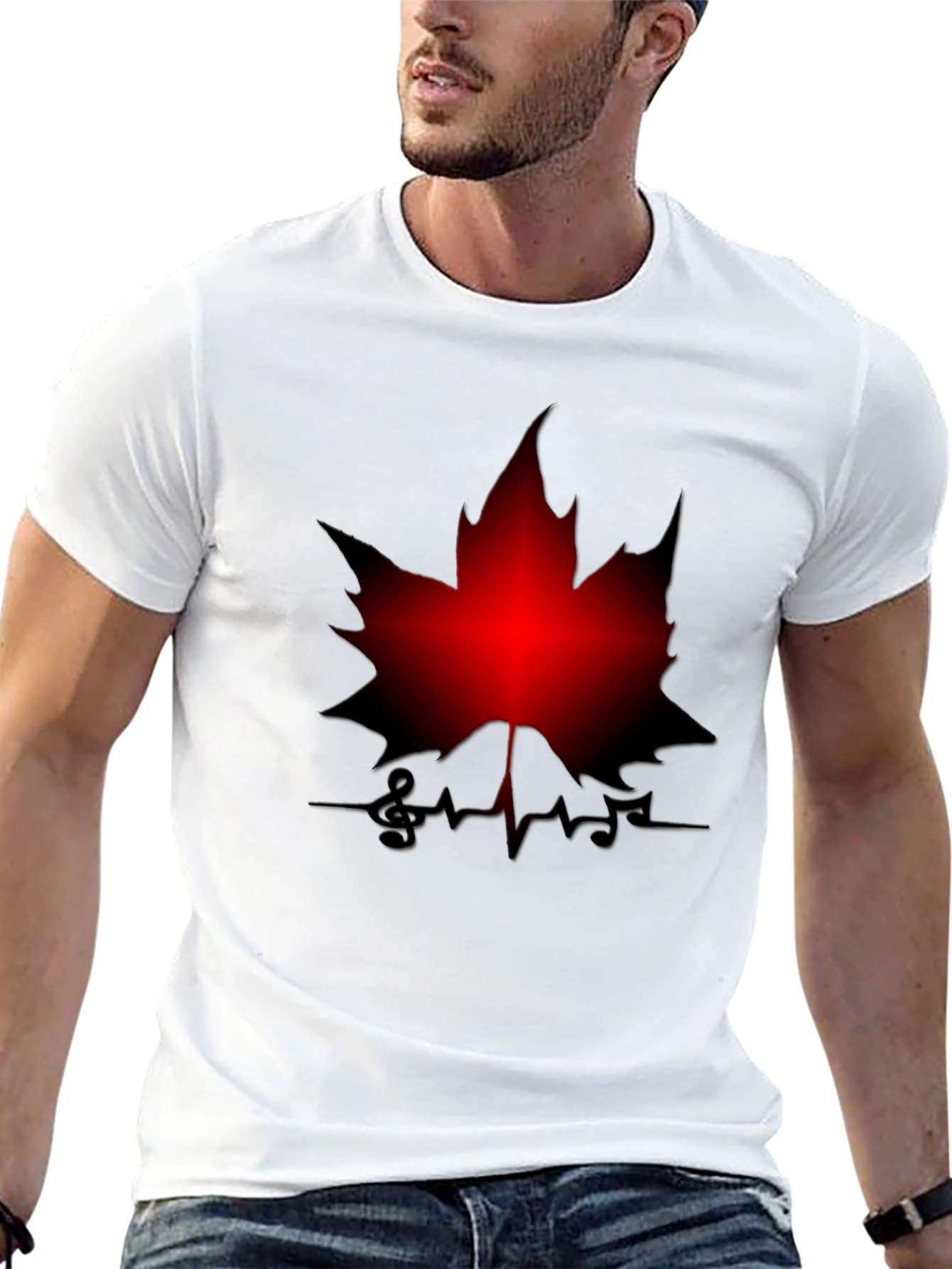 Maple Leaf Music T-Shirt - Unique Design