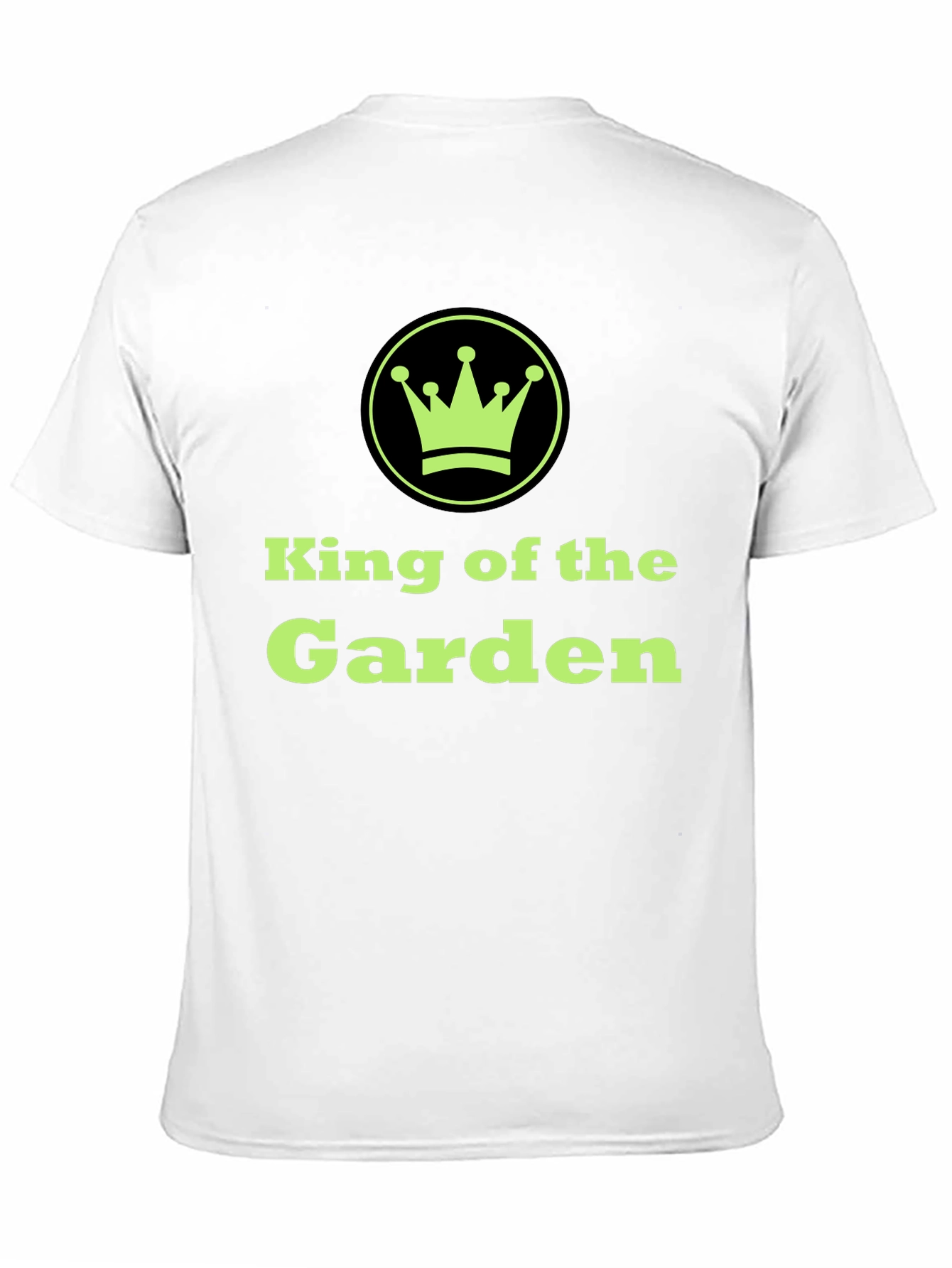 King of the Garden Black Graphic Tee