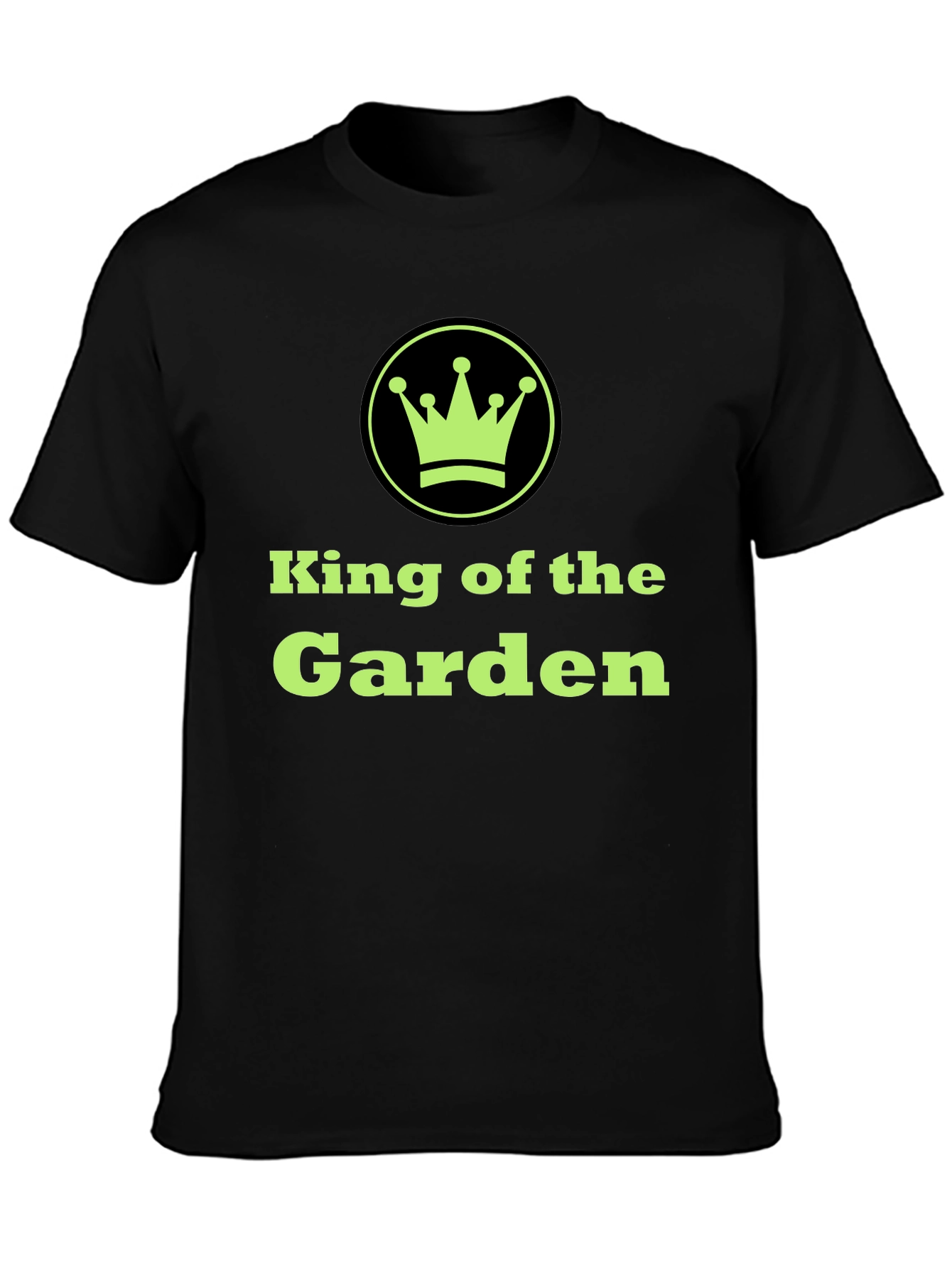King of the Garden Black Graphic Tee