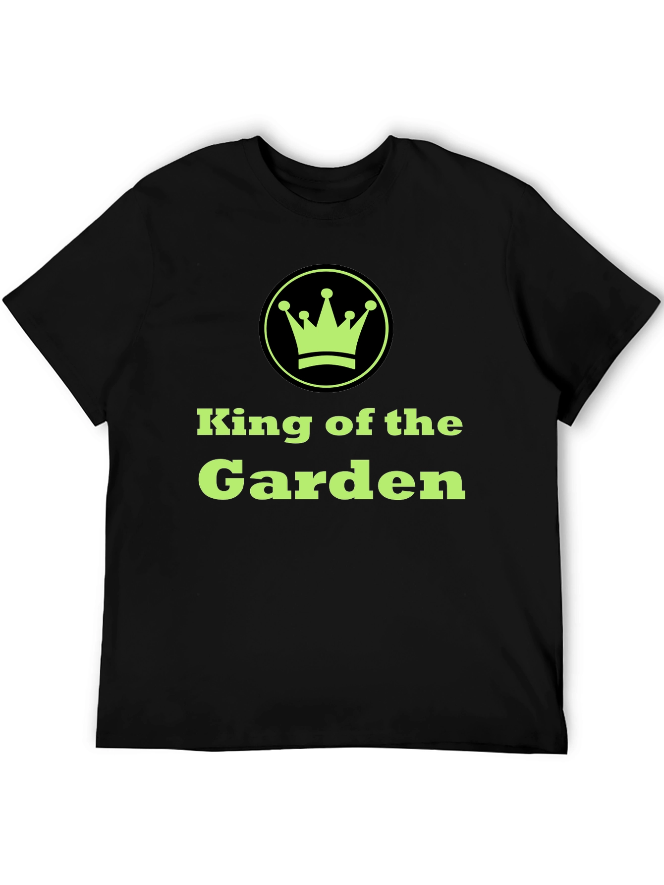 King of the Garden Black Graphic Tee