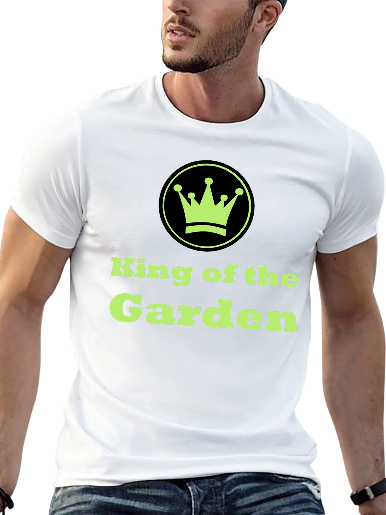 King of the Garden Black Graphic Tee