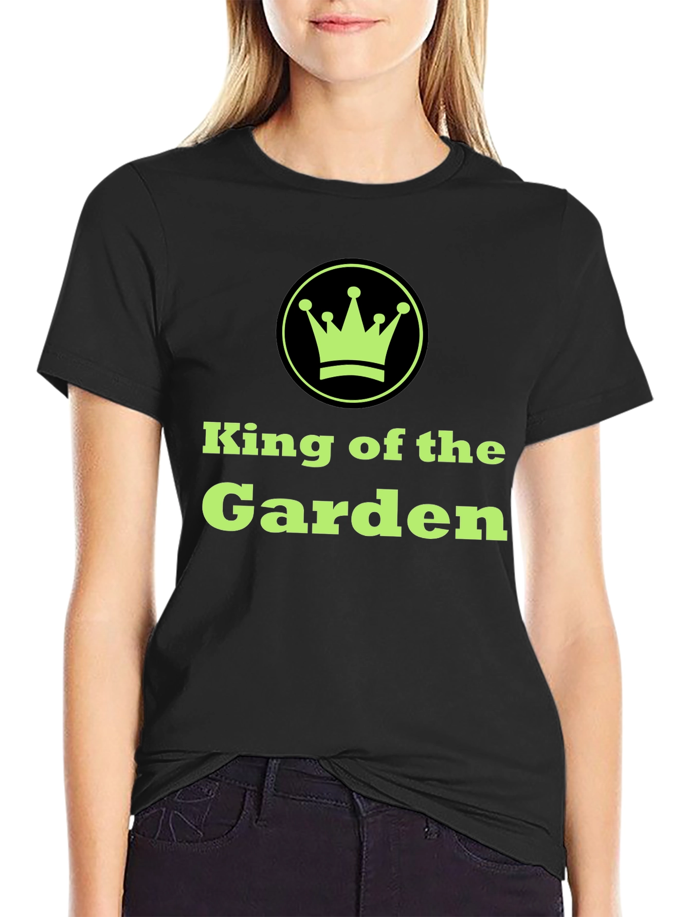 King of the Garden Black Graphic Tee