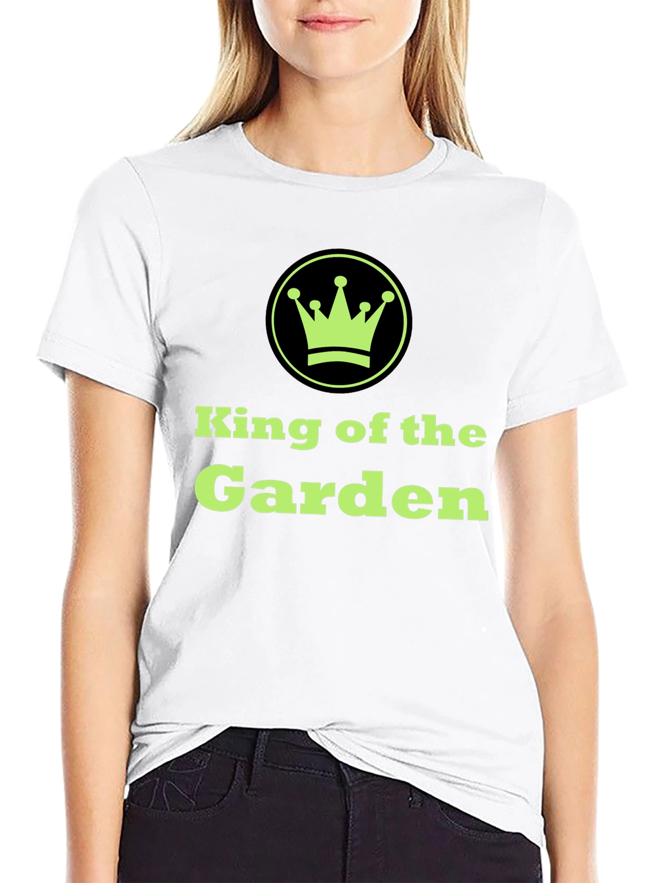King of the Garden Black Graphic Tee