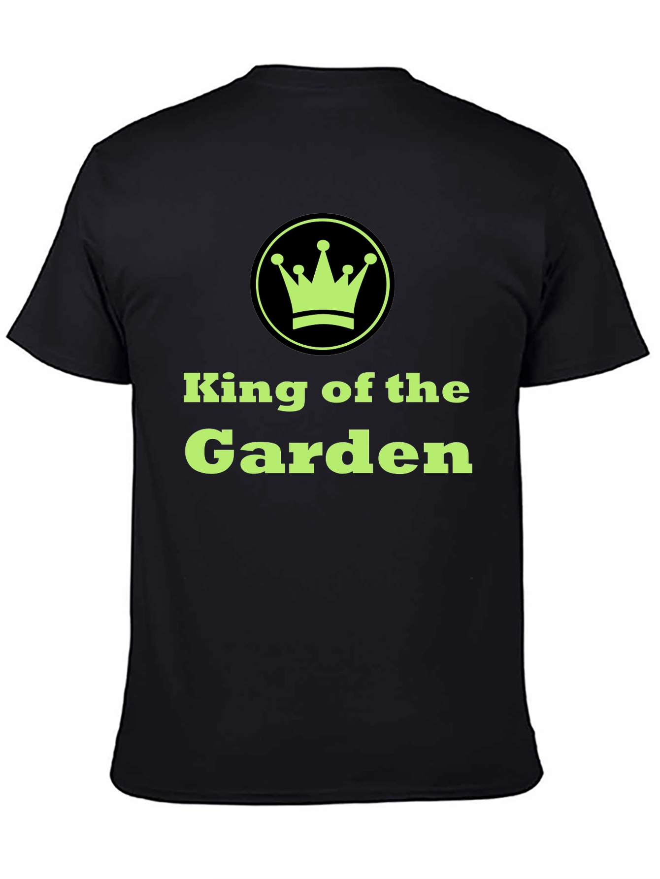 King of the Garden Black Graphic Tee