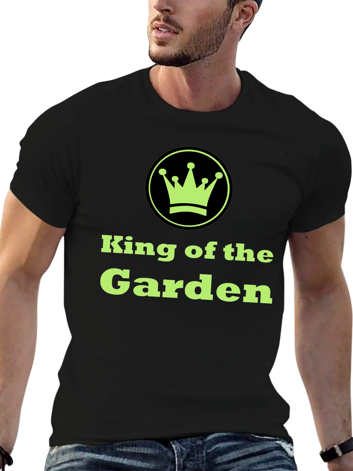 King of the Garden Black Graphic Tee