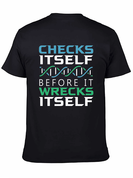Checks Itself Graphic T-Shirt