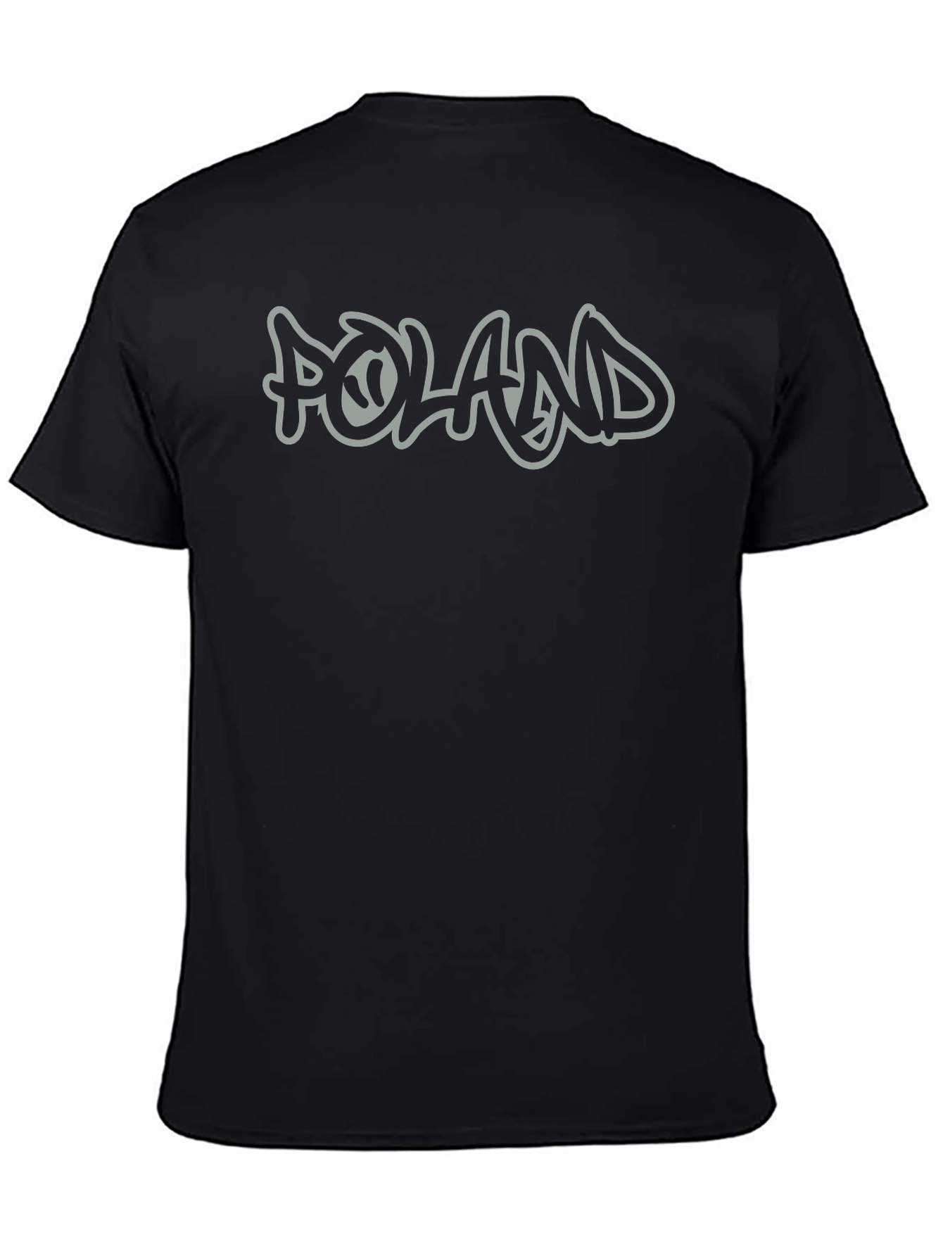 Poland Graffiti Style Graphic T-Shirt