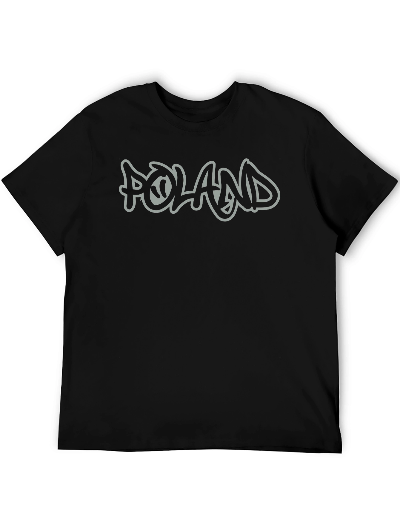 Poland Graffiti Style Graphic T-Shirt