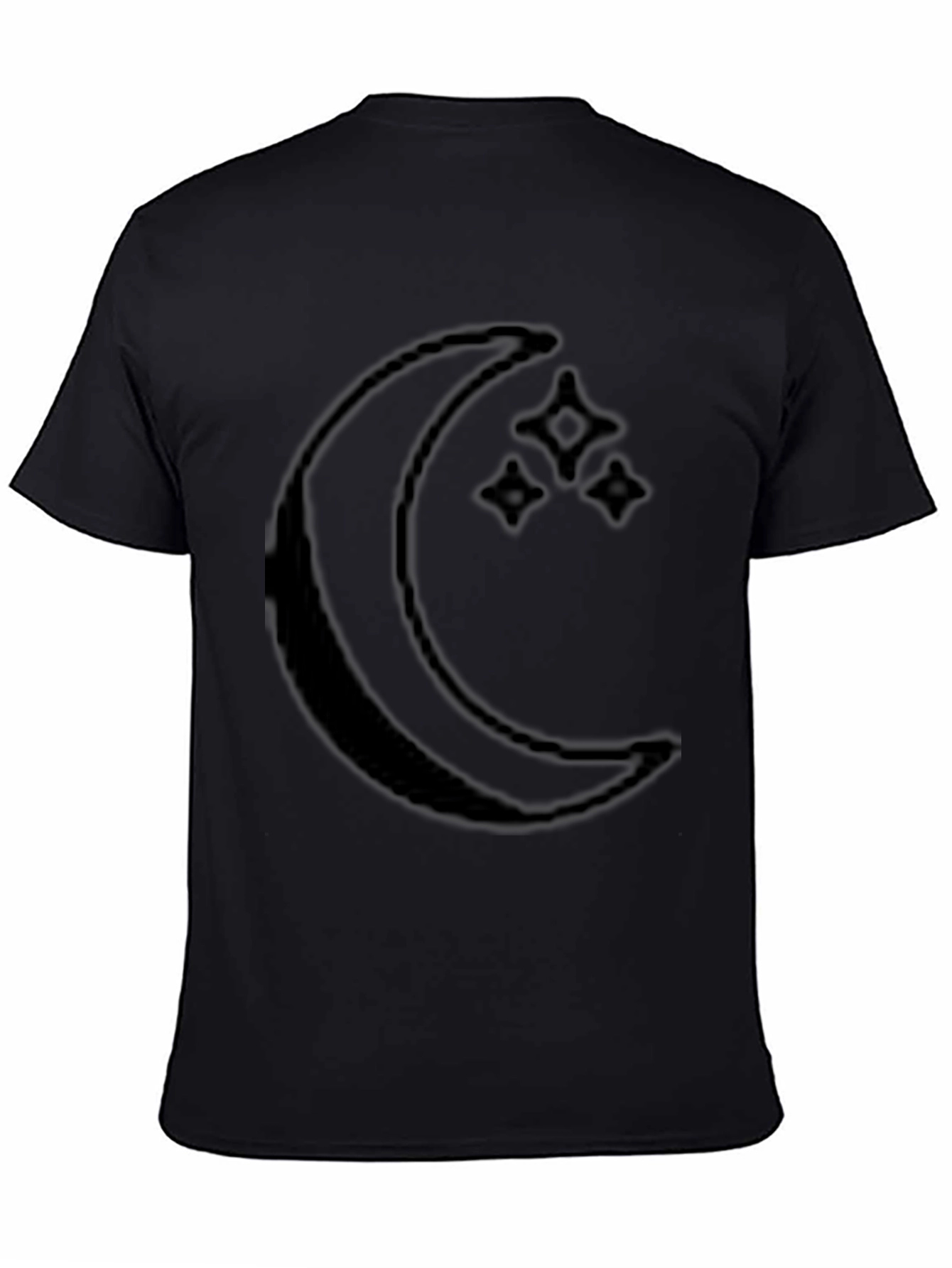 Mystic Moon Graphic Tee - Mens Black T-Shirt