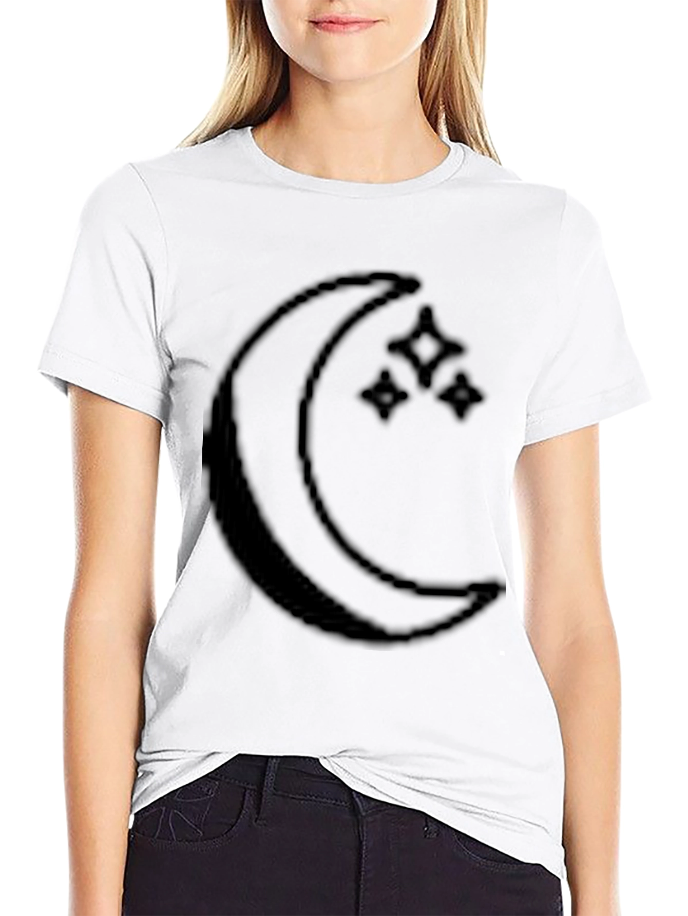 Mystic Moon Graphic Tee - Mens Black T-Shirt