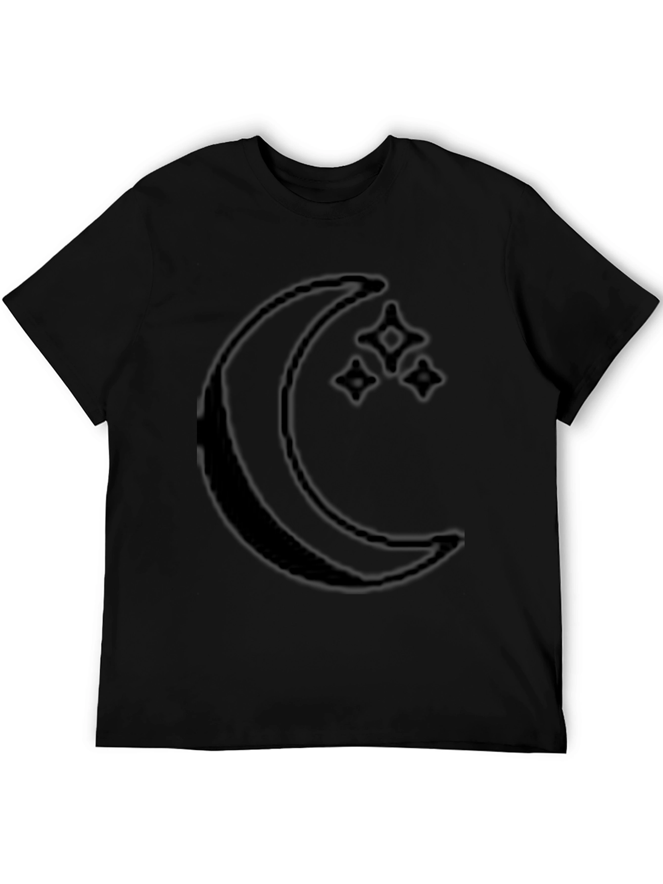 Mystic Moon Graphic Tee - Mens Black T-Shirt
