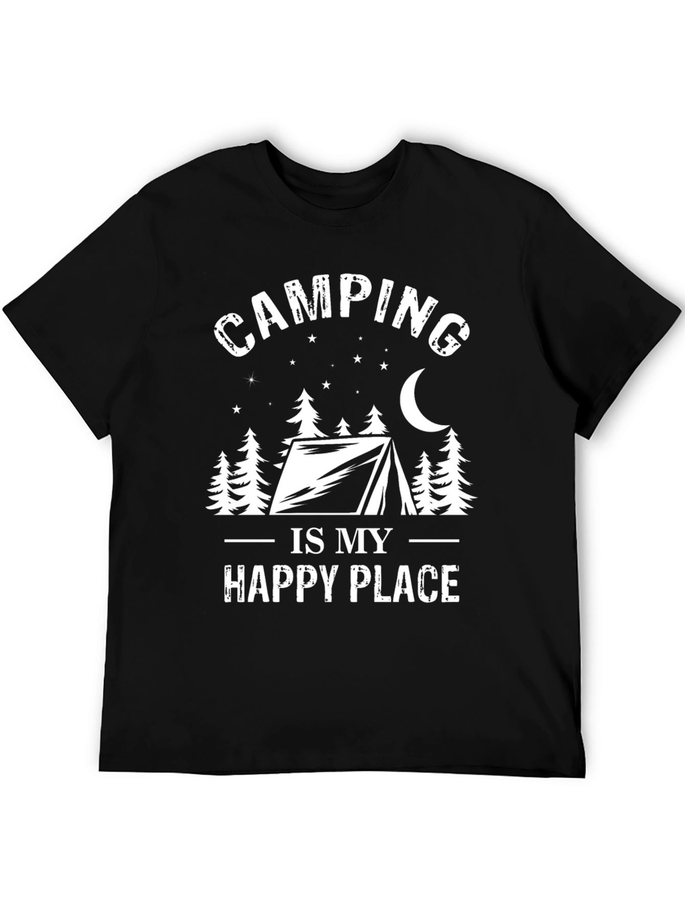 Camping Is My Happy Place Graphic Tee