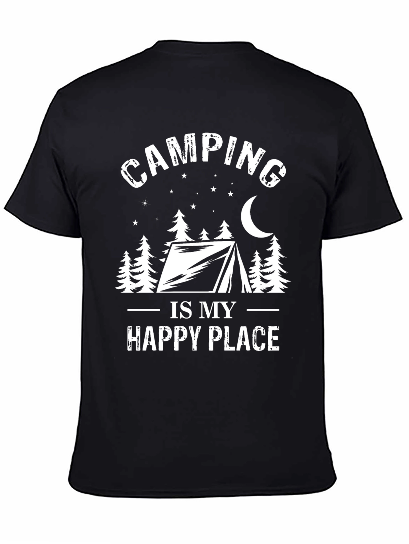Camping Is My Happy Place Graphic Tee