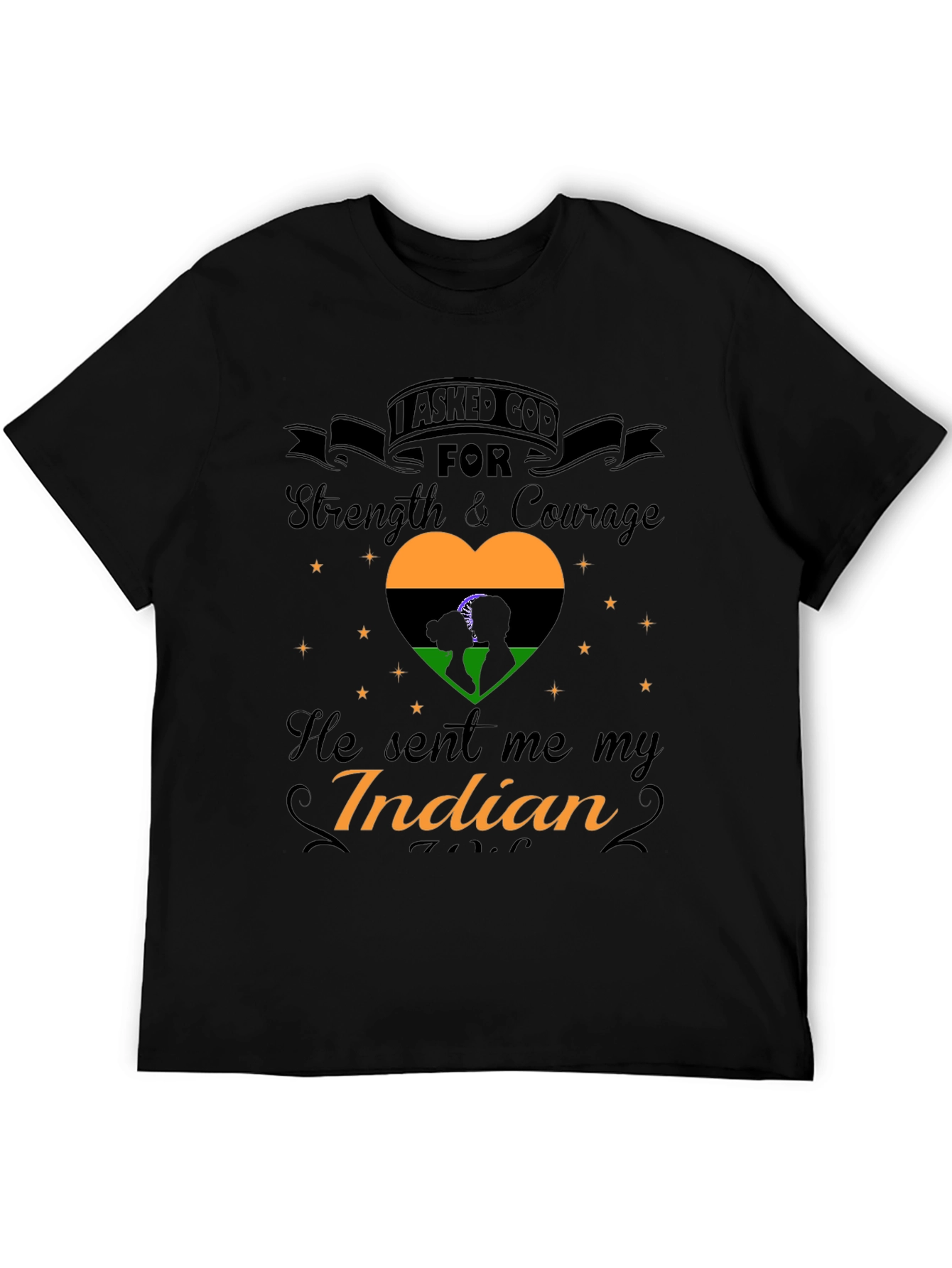 I Asked God For Strength Indian Pride T-Shirt