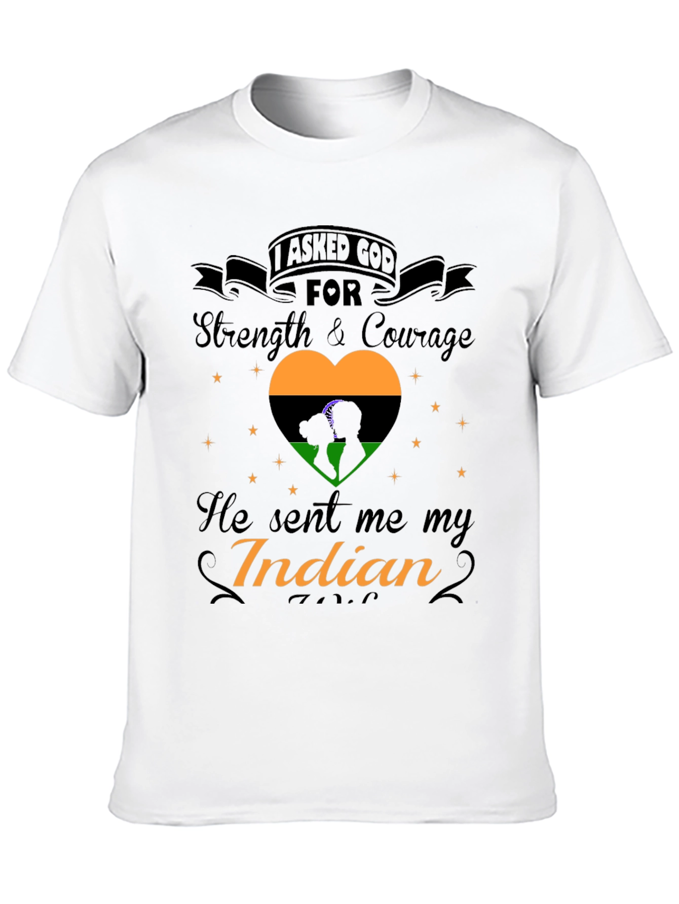 I Asked God For Strength Indian Pride T-Shirt