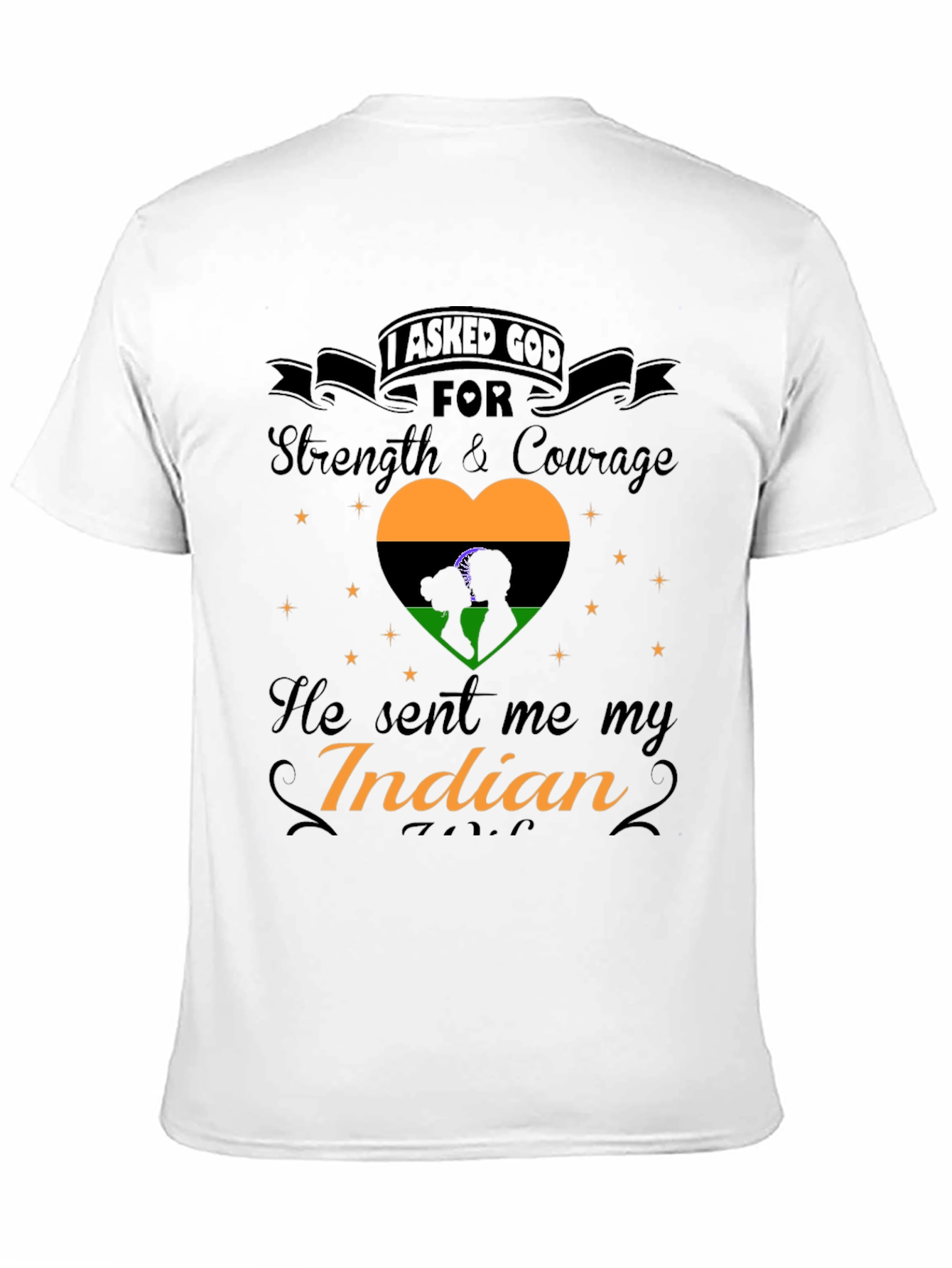 I Asked God For Strength Indian Pride T-Shirt
