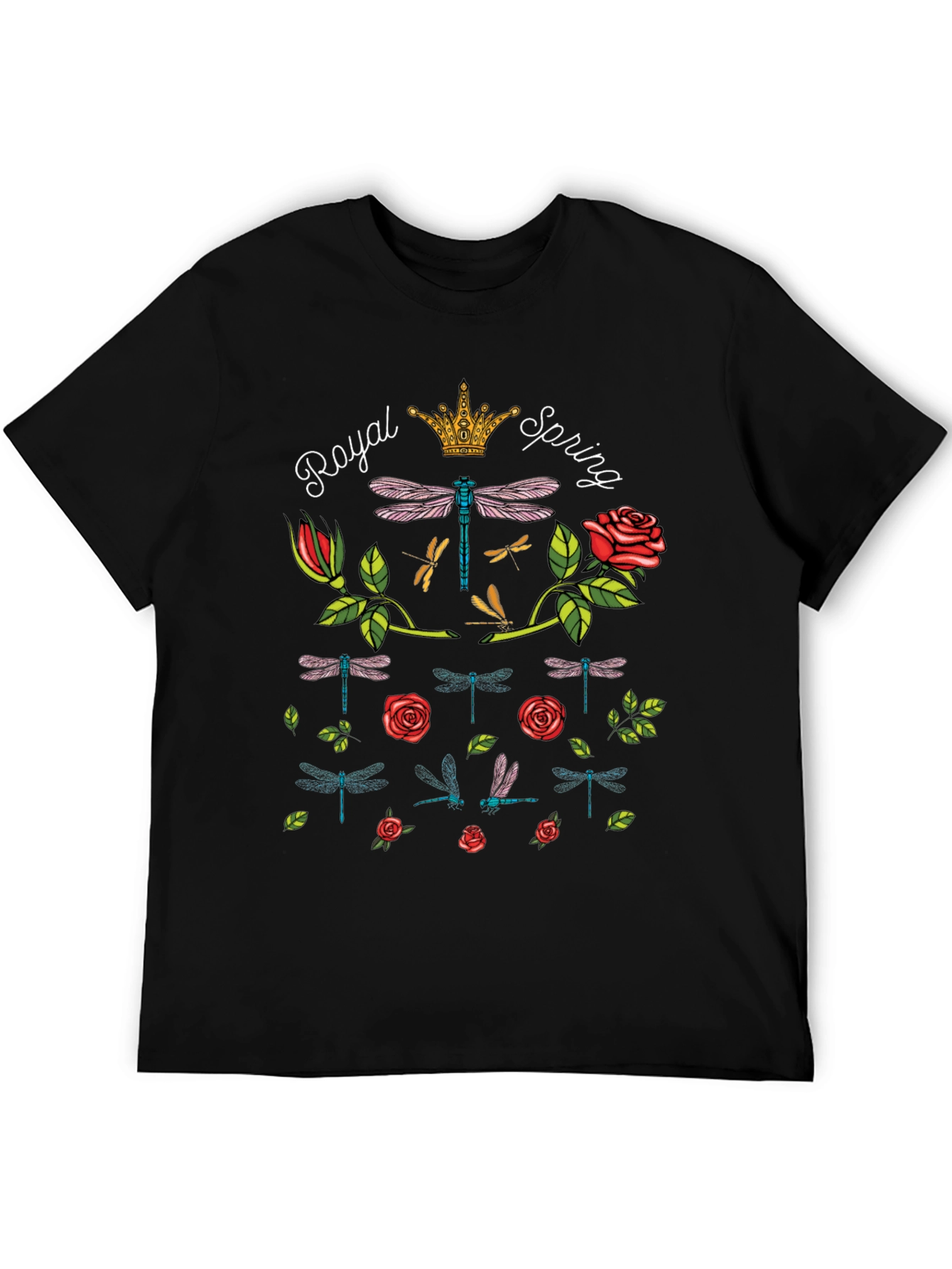 Royal Spring Dragonfly Graphic Tee