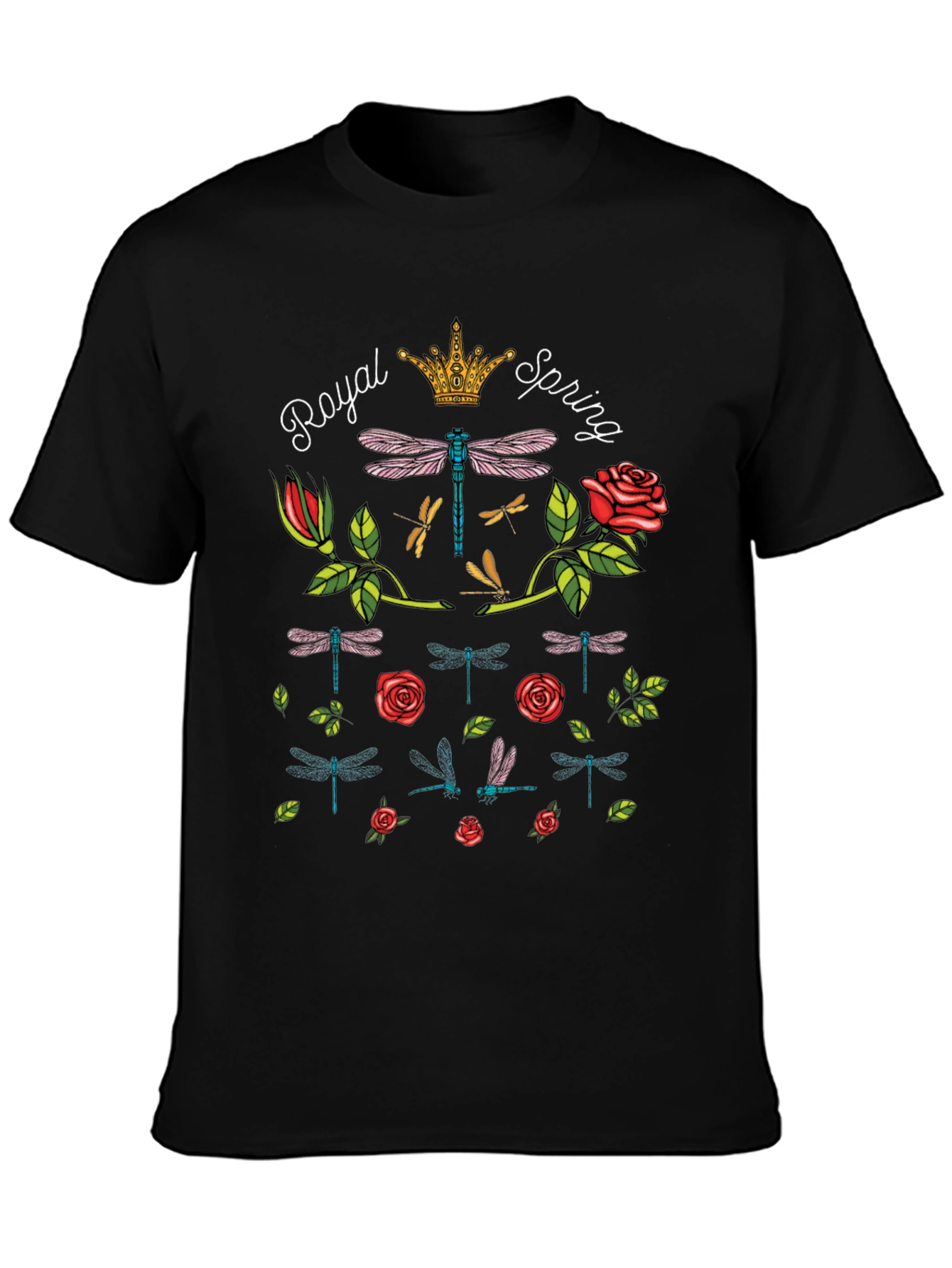 Royal Spring Dragonfly Graphic Tee