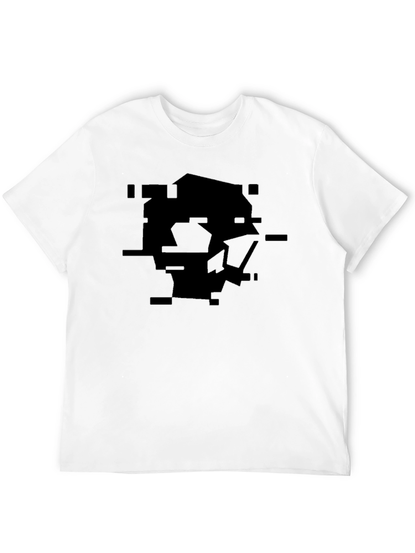 Abstract Graphic Black T-Shirt