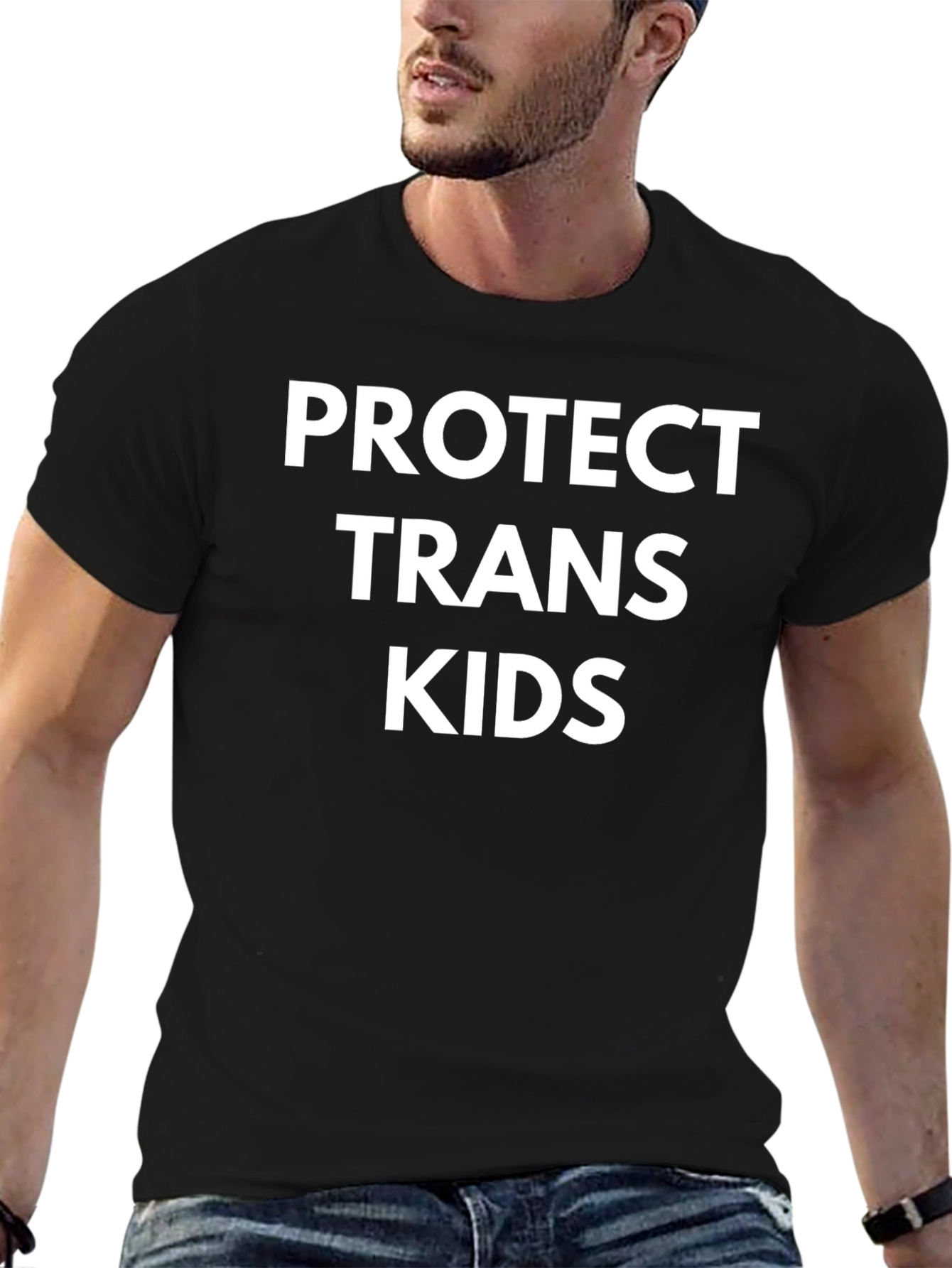 Protect Trans Kids Graphic Tee - Black