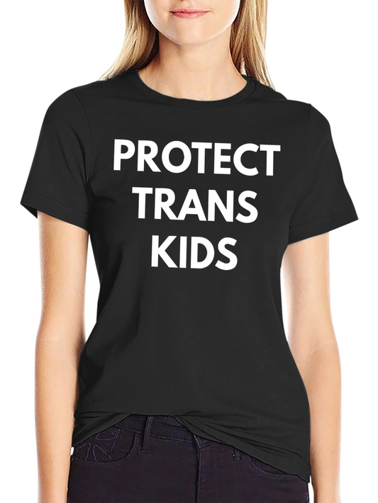 Protect Trans Kids Graphic Tee - Black