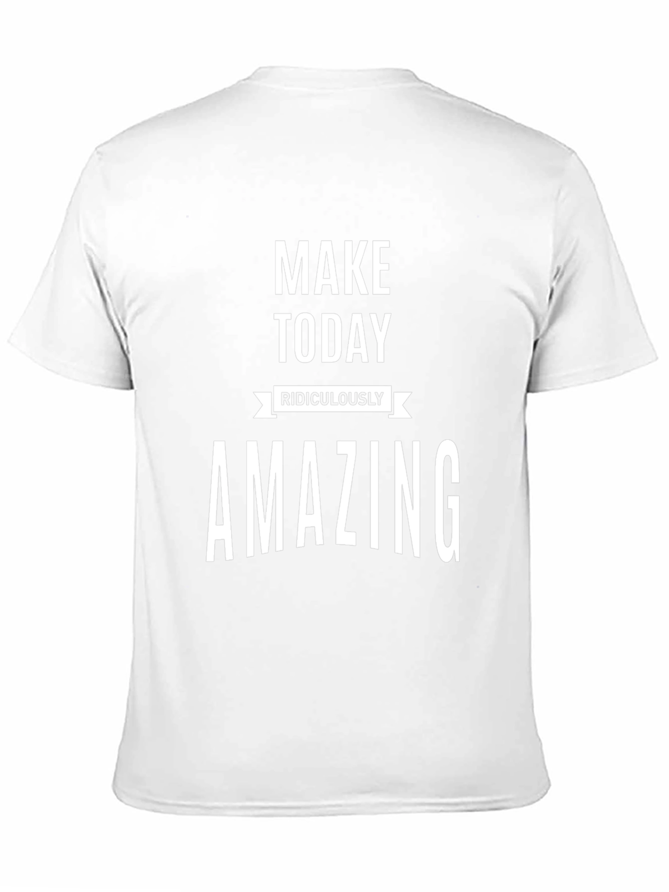 Make Today Amazing Black T-Shirt - Inspirational Tee