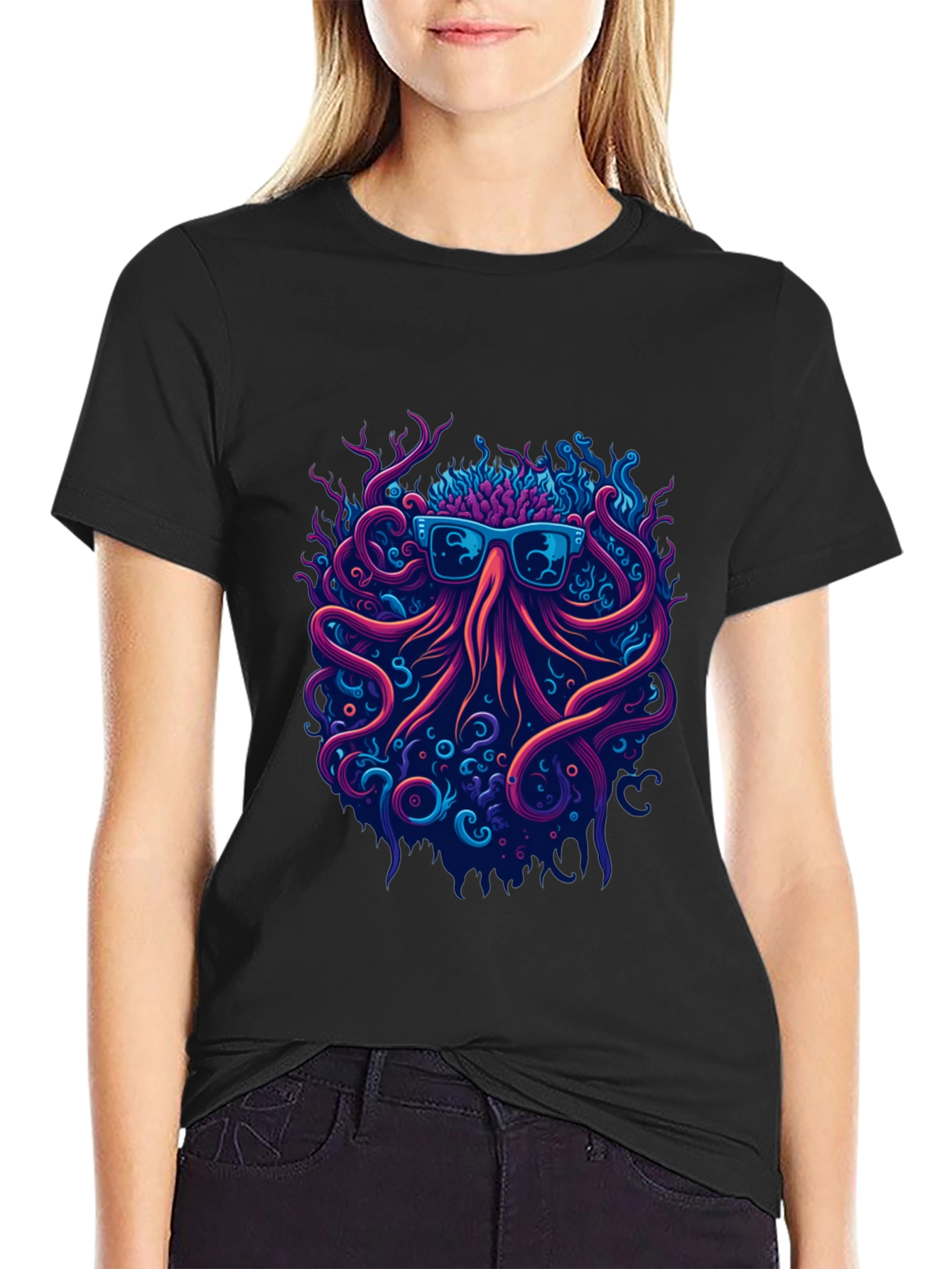 Cool Octopus Graphic Tee -  Unique Streetwear Style