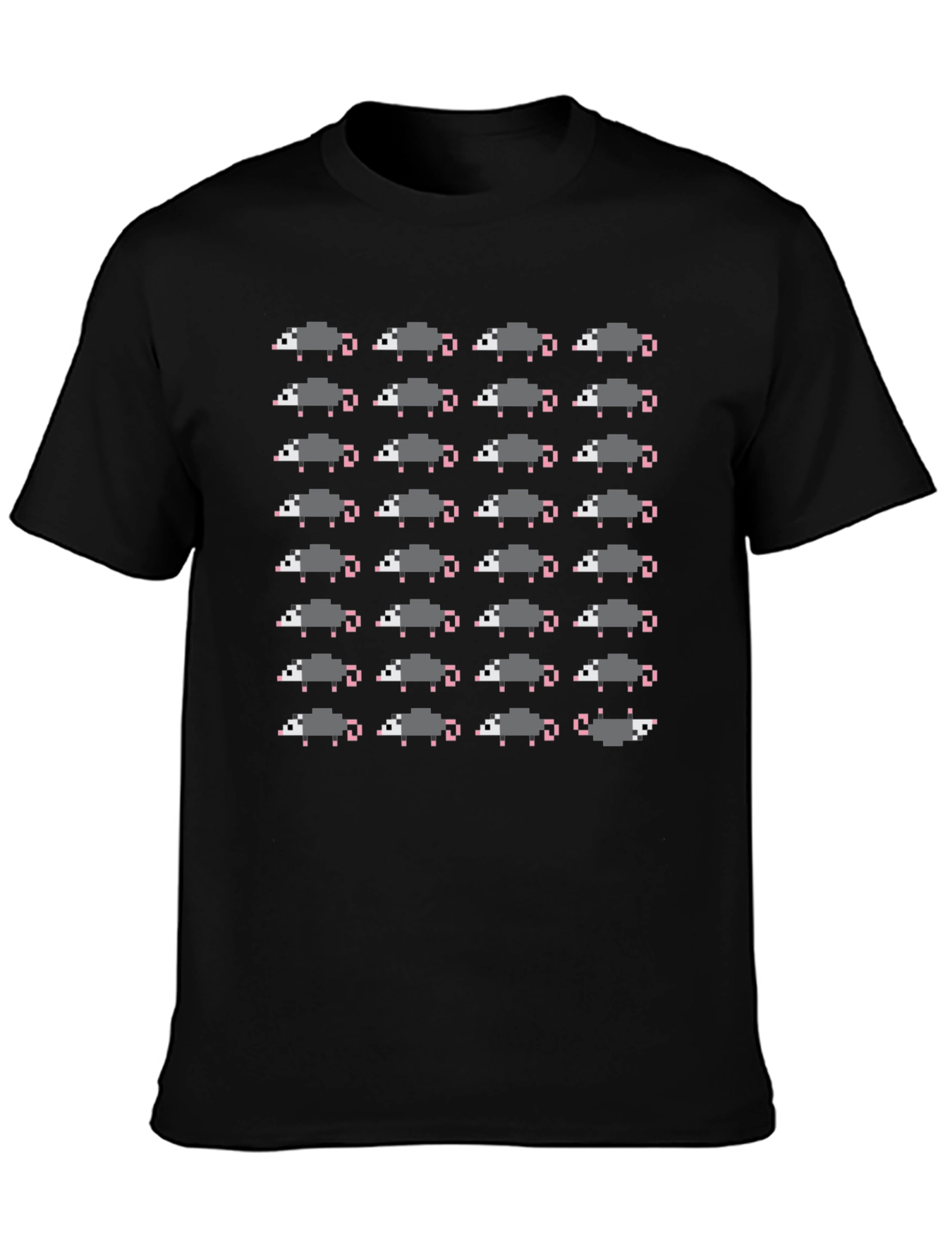 Pixel Possum T-Shirt - Unique Graphic Tee