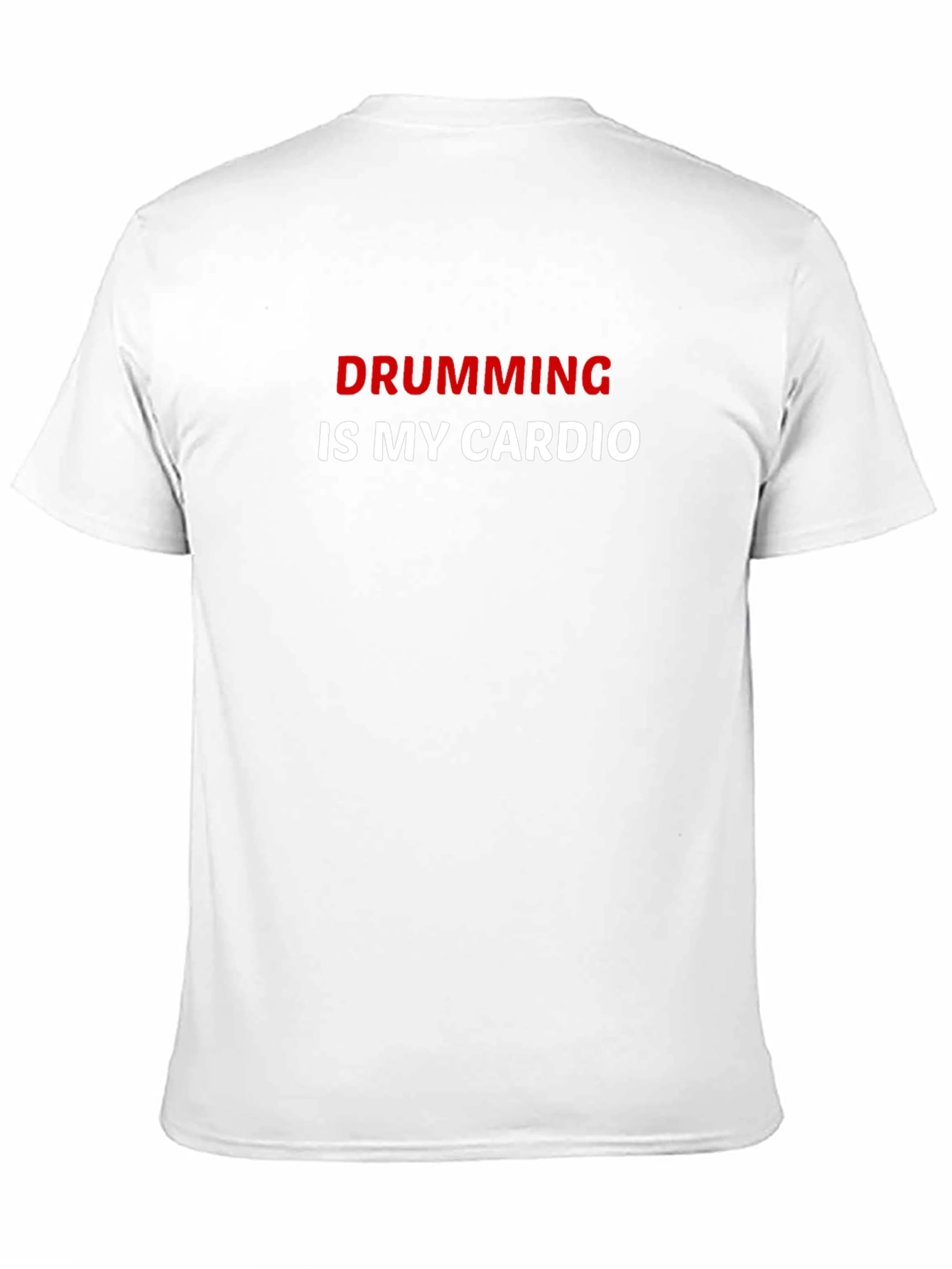 Drumming Is My Cardio T-Shirt - Black Graphic Tee