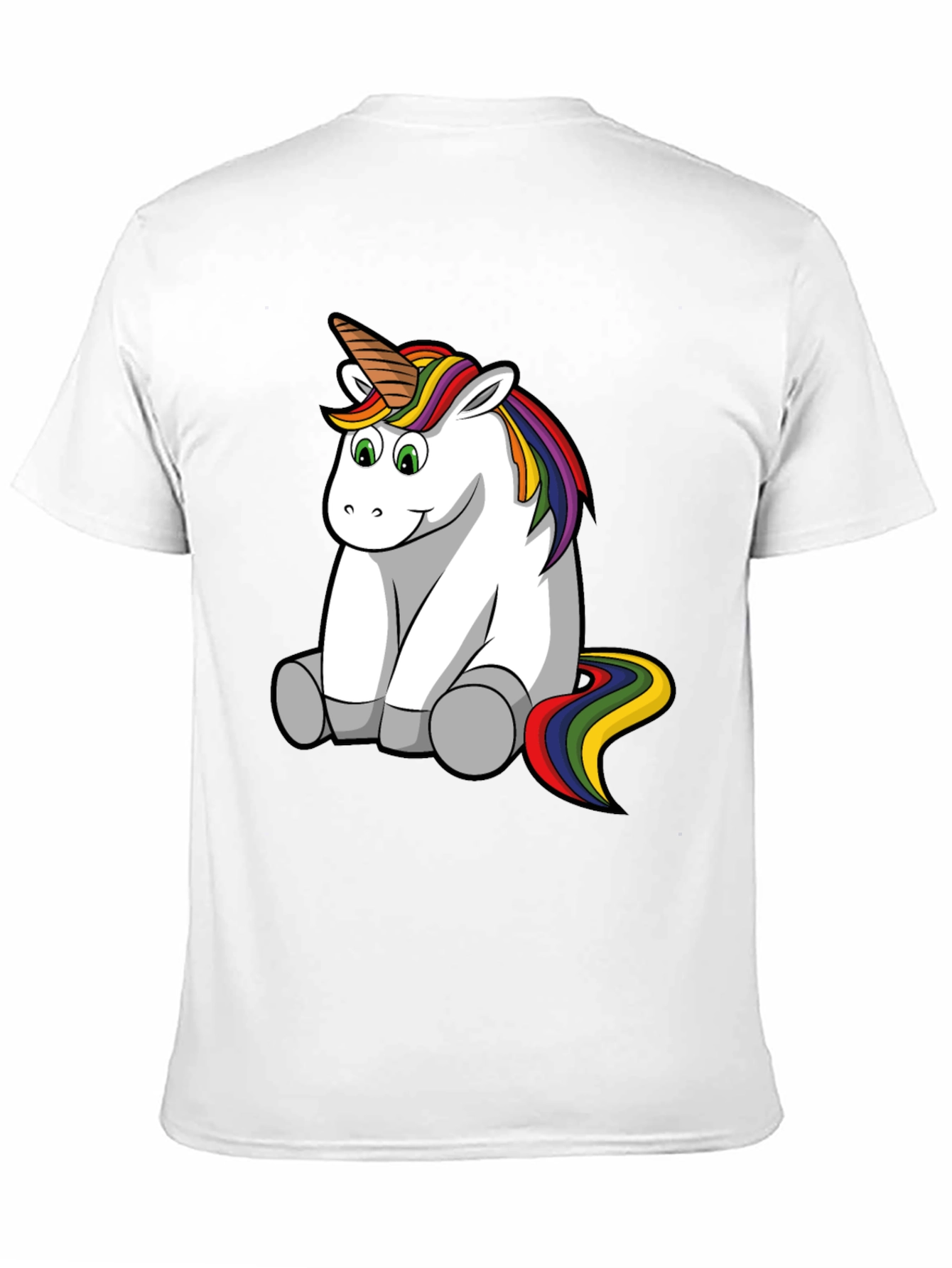 Unicorn T-Shirt - Black Cotton Tee