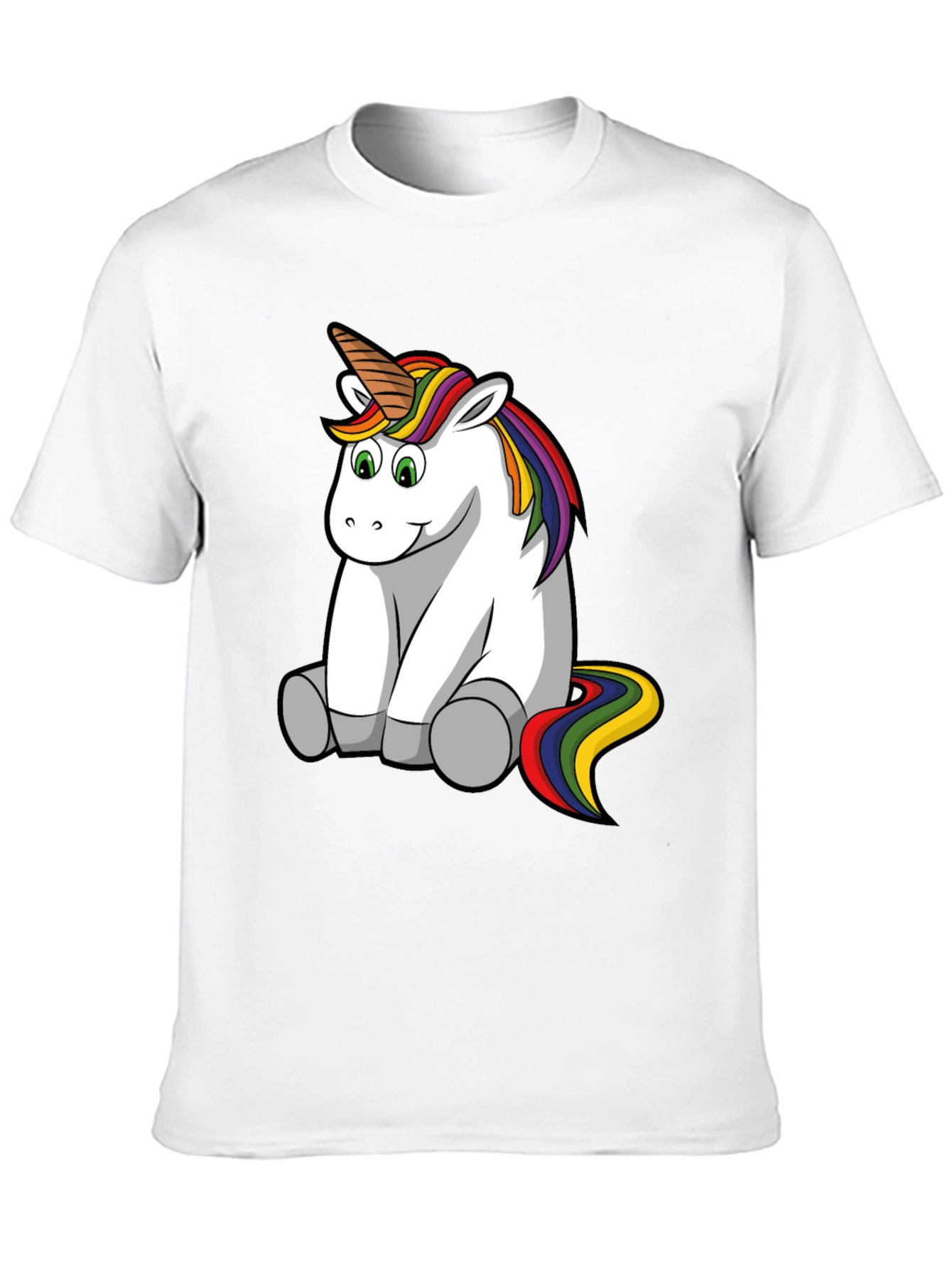 Unicorn T-Shirt - Black Cotton Tee