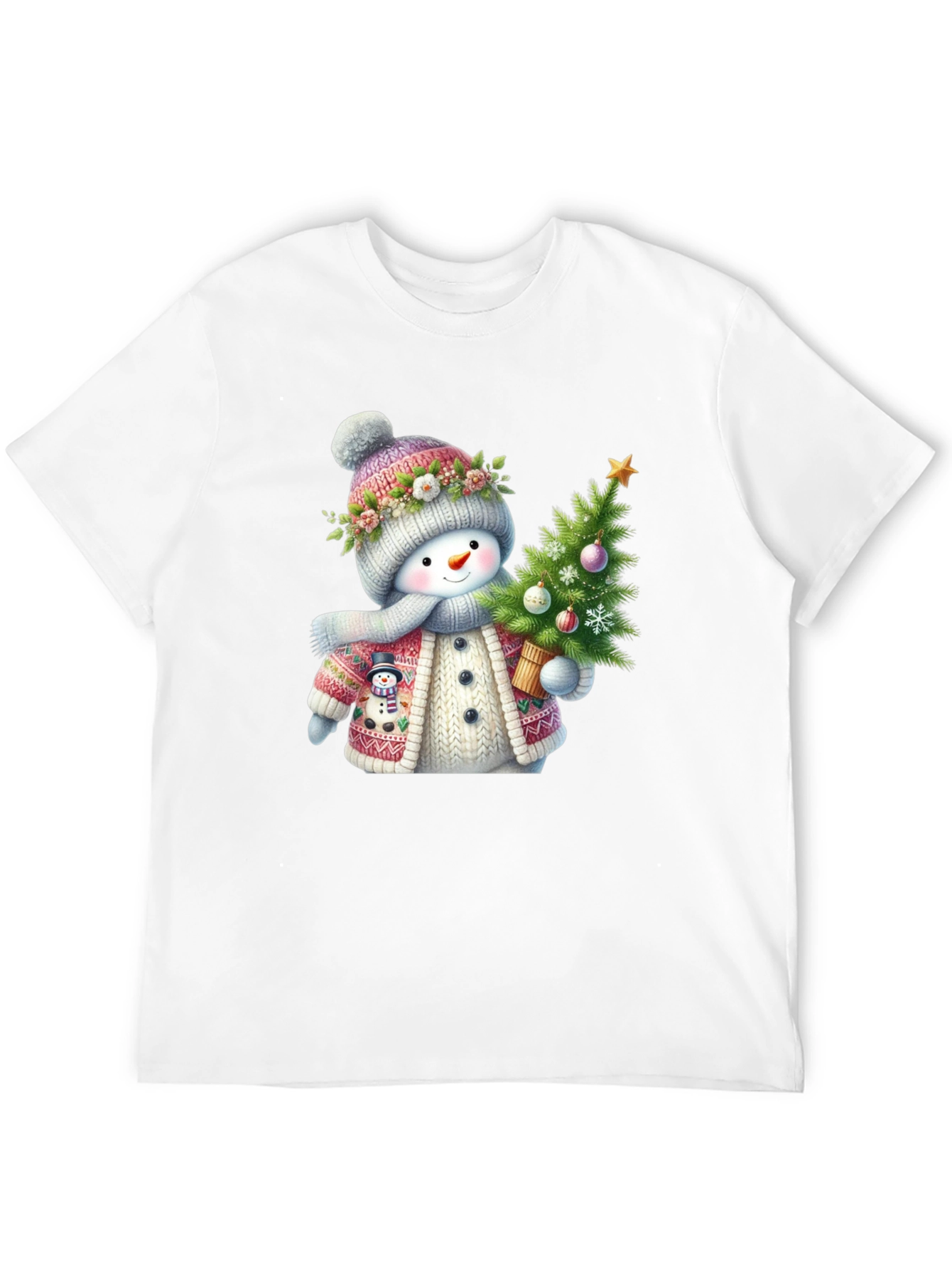 Festive Snowman Christmas T-Shirt
