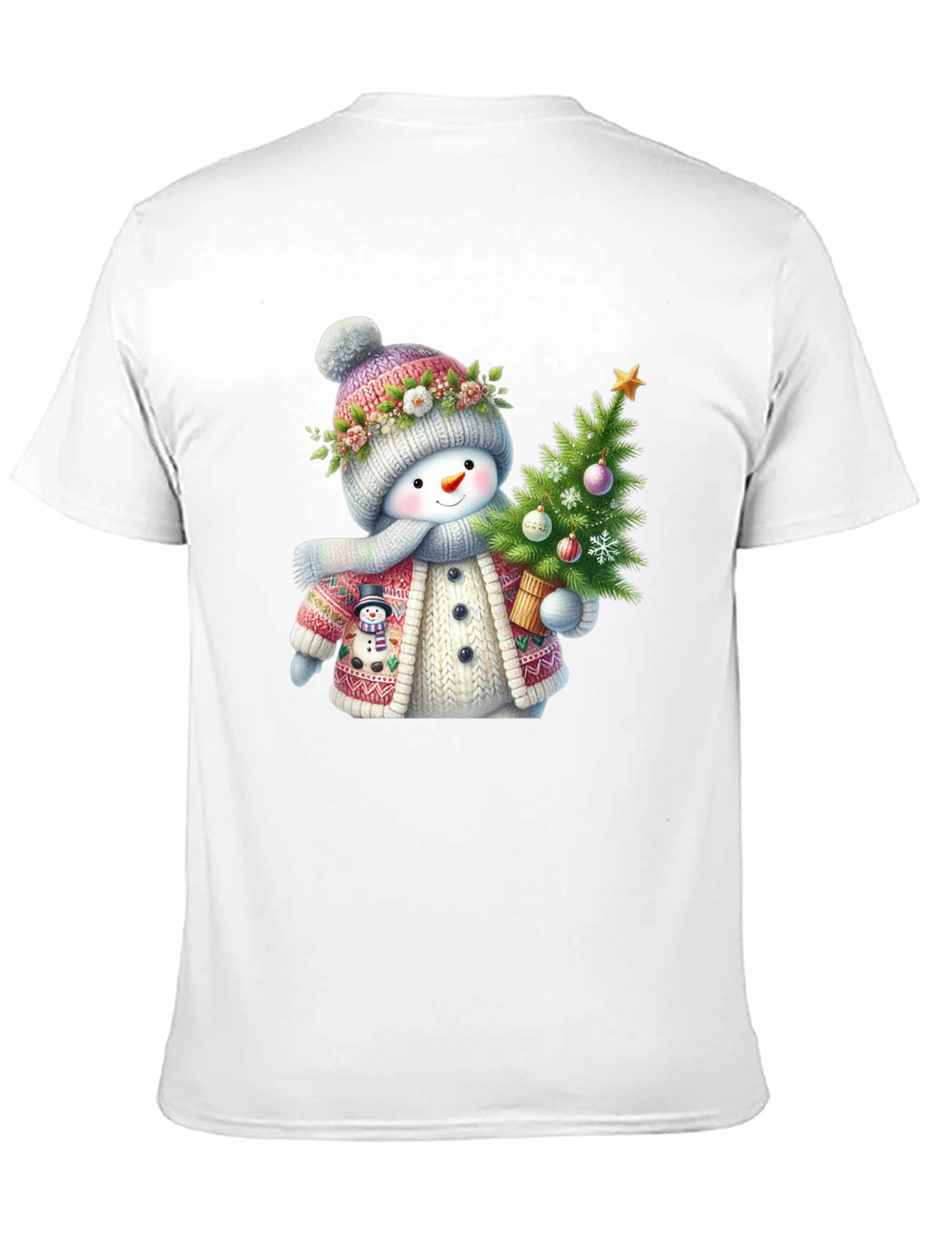 Festive Snowman Christmas T-Shirt