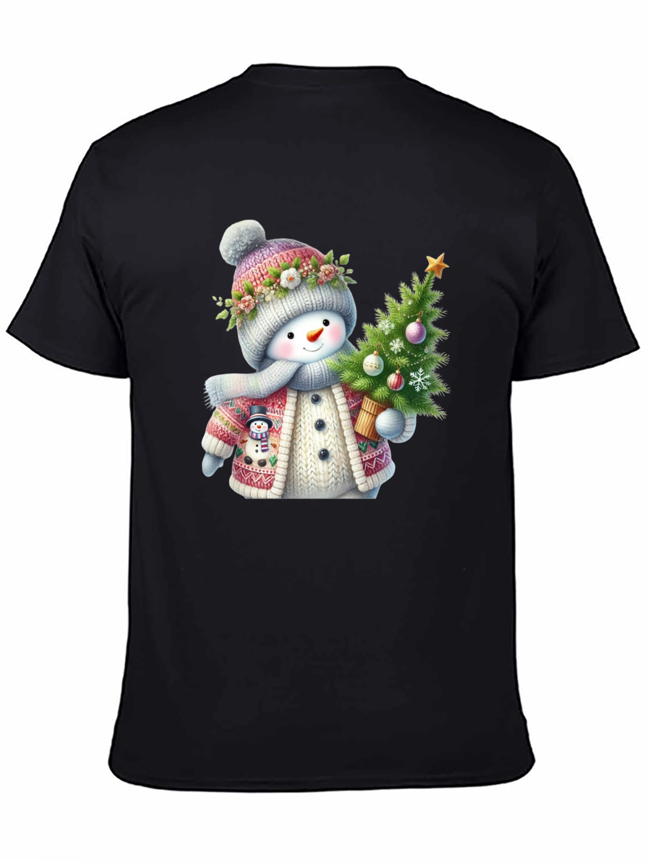 Festive Snowman Christmas T-Shirt