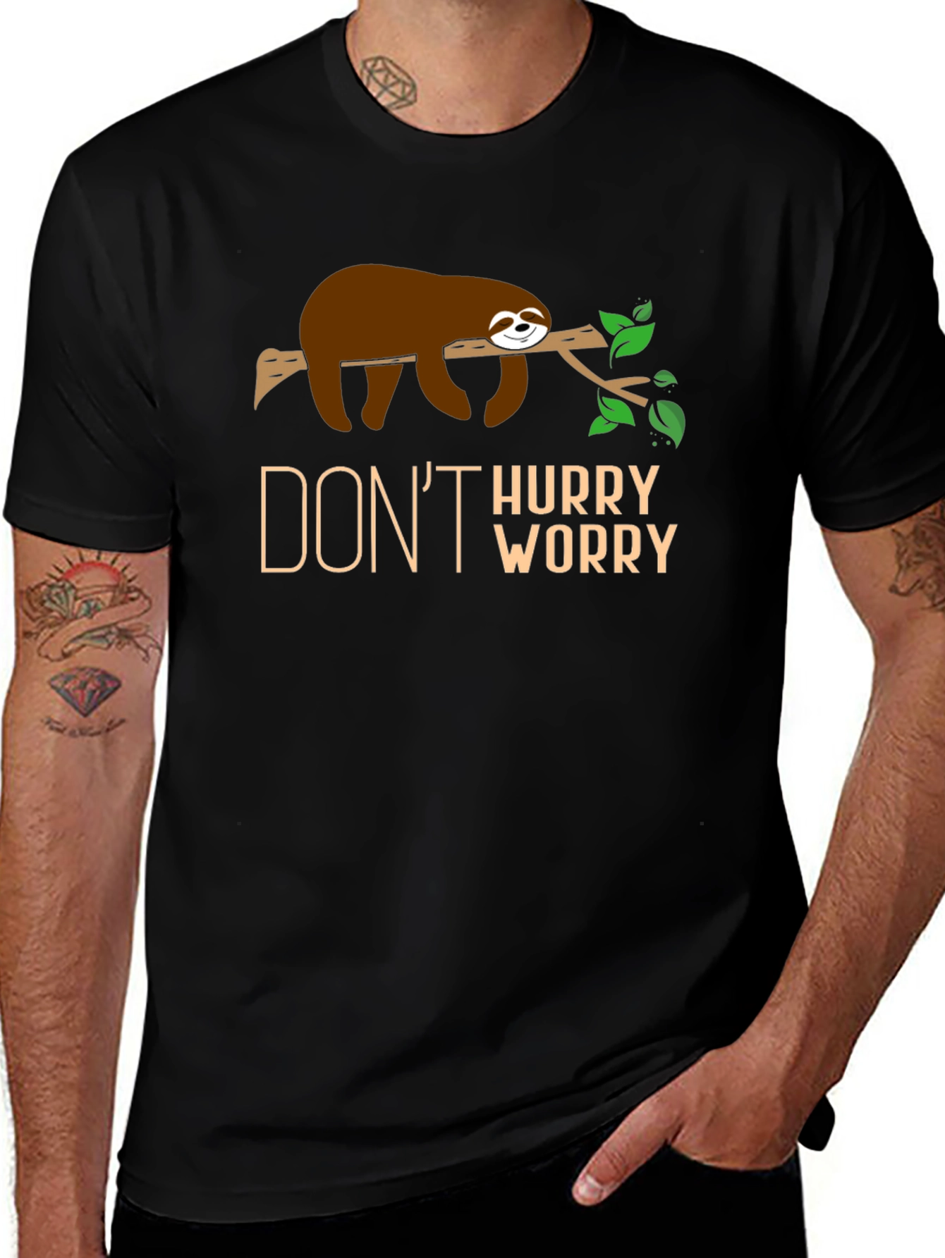 Dont Hurry Worry Sloth T-Shirt
