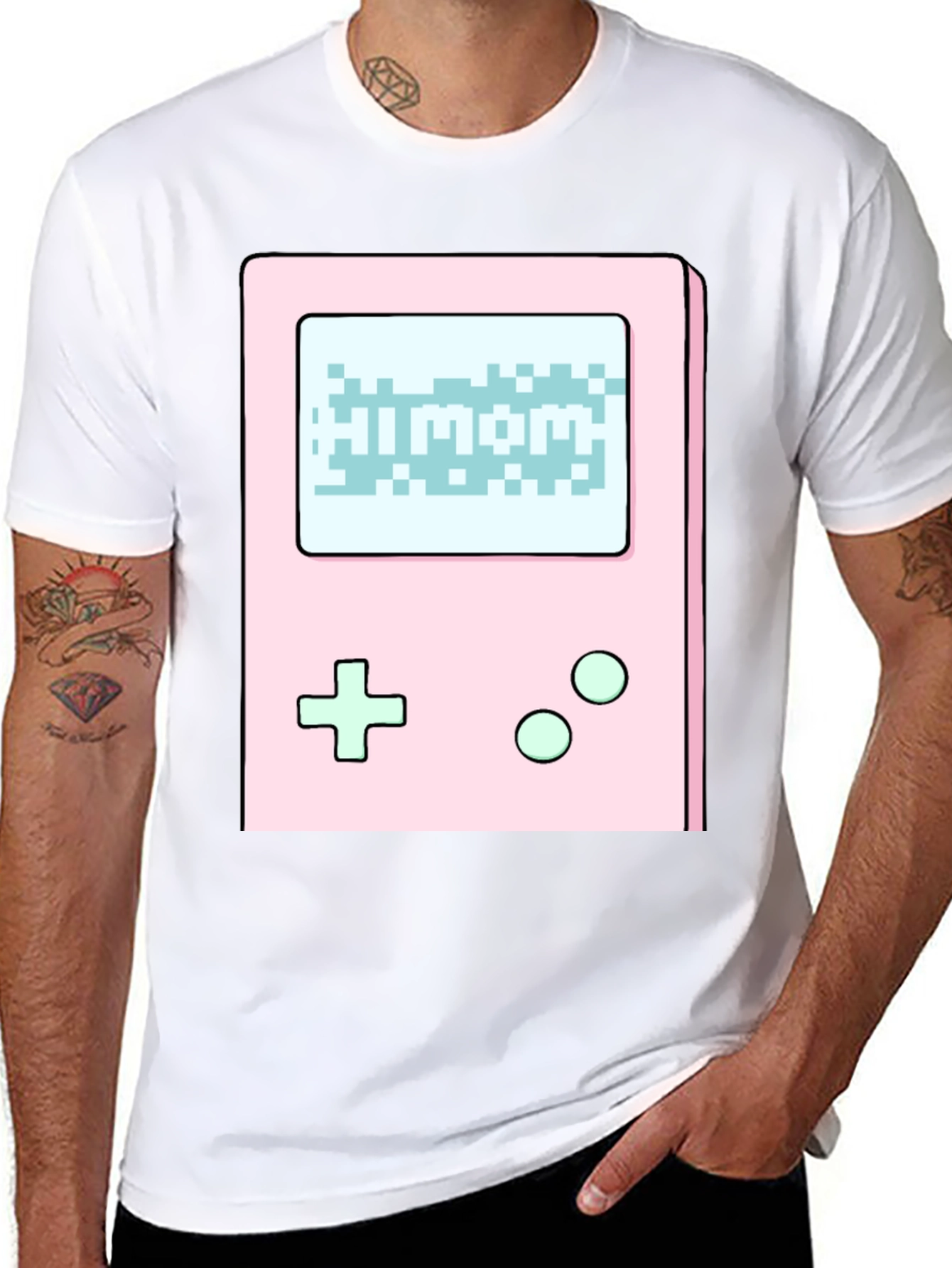 Retro Game Console Graphic Tee - Gamer Style