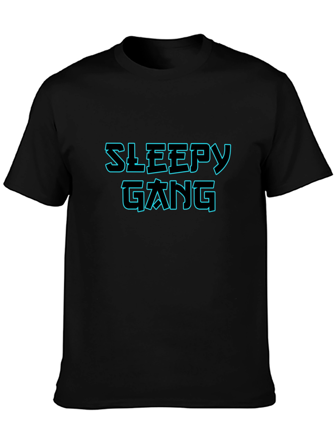 Sleepy Gang Graphic Black T-Shirt