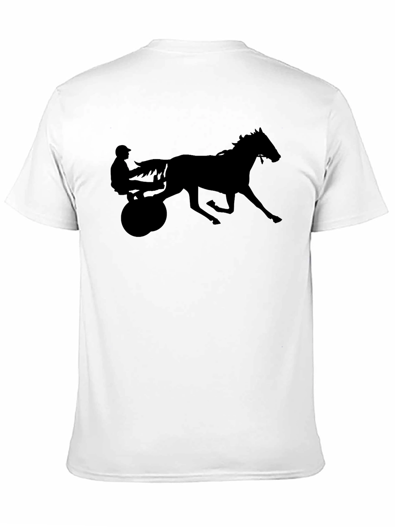 Harness Racing T-Shirt: Horse & Sulky Design