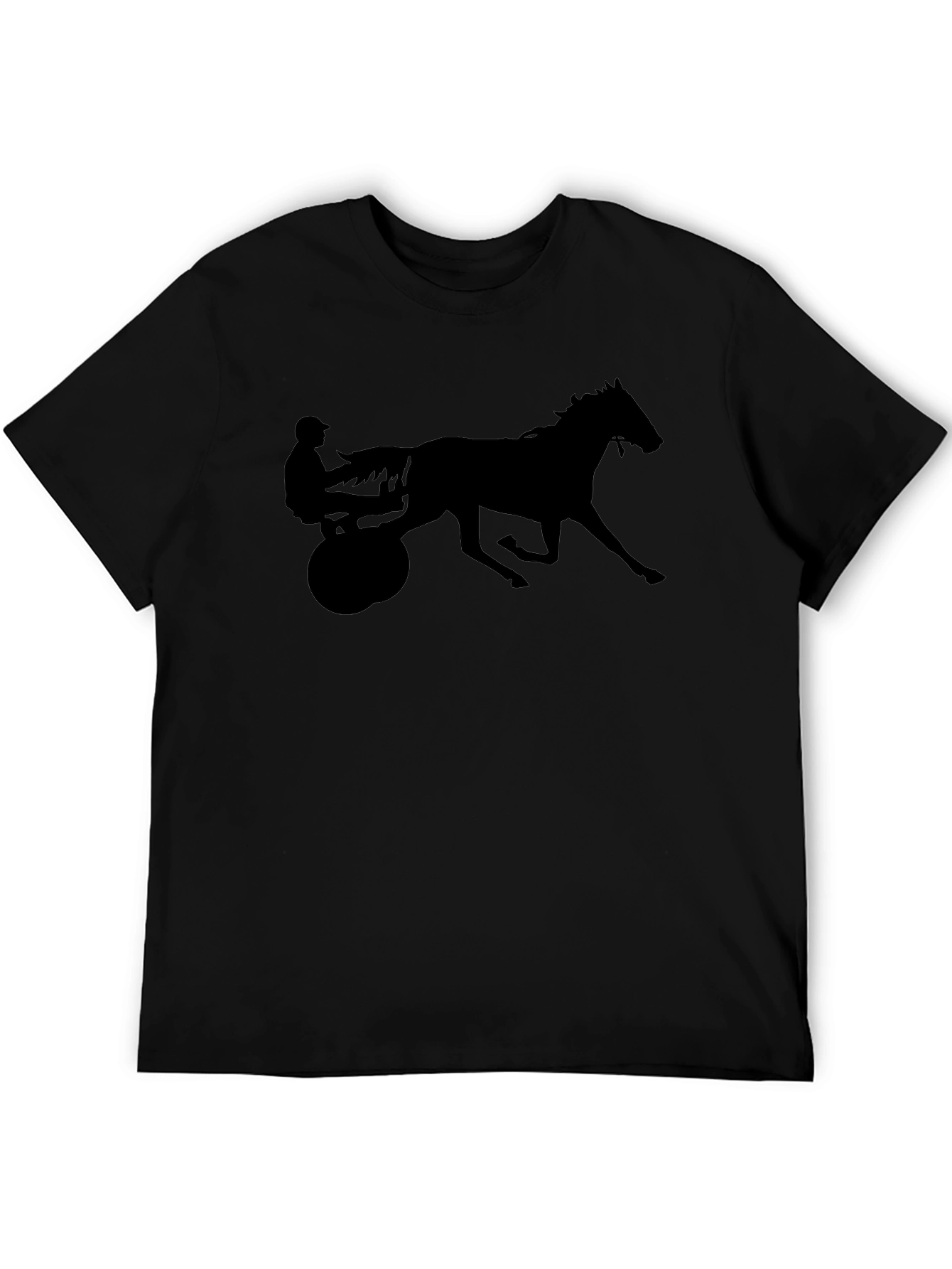Harness Racing T-Shirt: Horse & Sulky Design