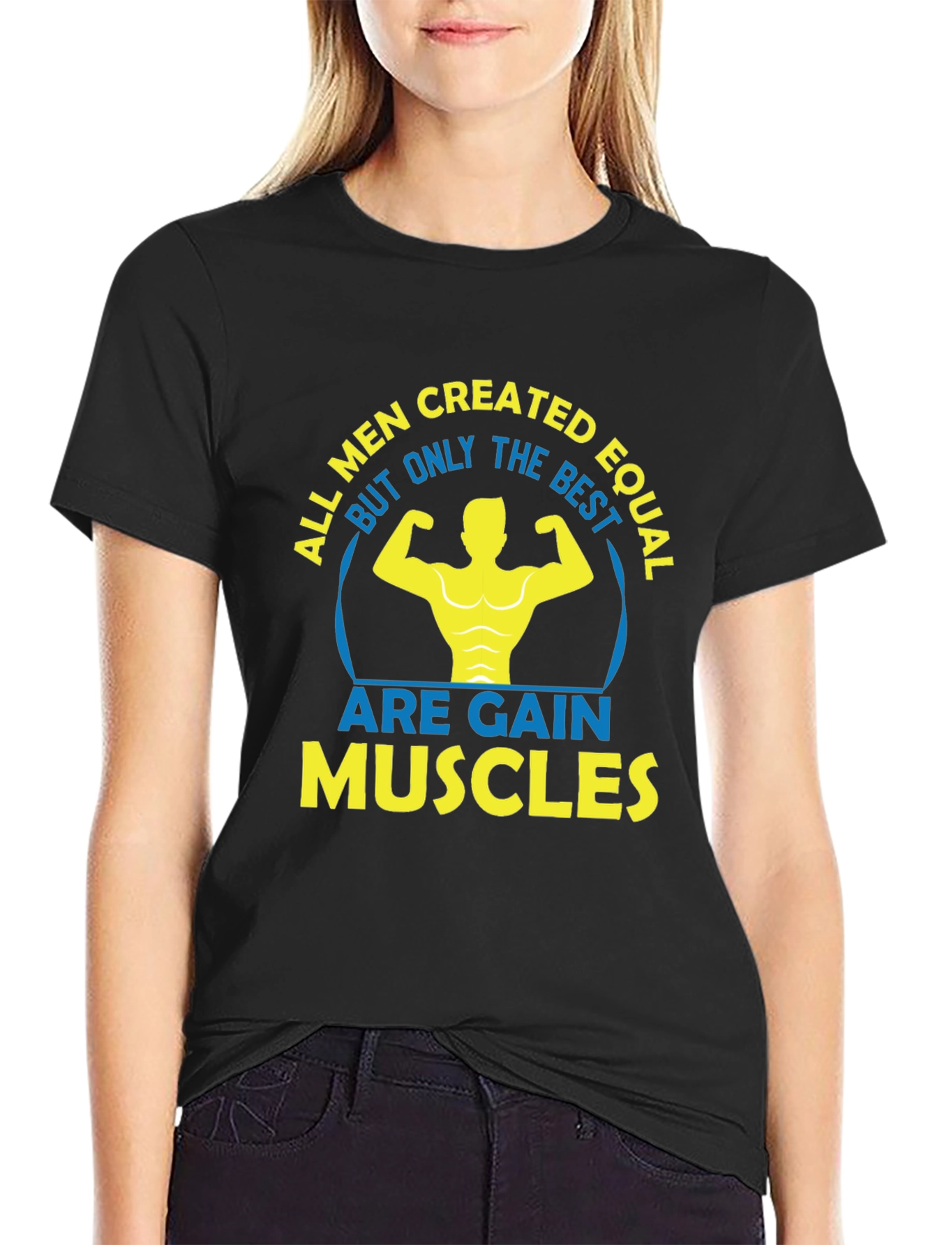 Muscle Gain Graphic Tee - Mens Fitness Shirt