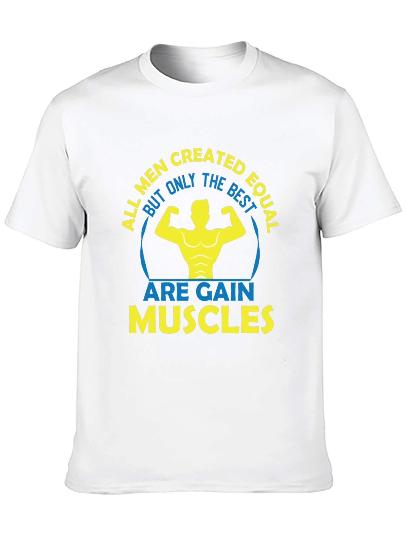 Muscle Gain Graphic Tee - Mens Fitness Shirt