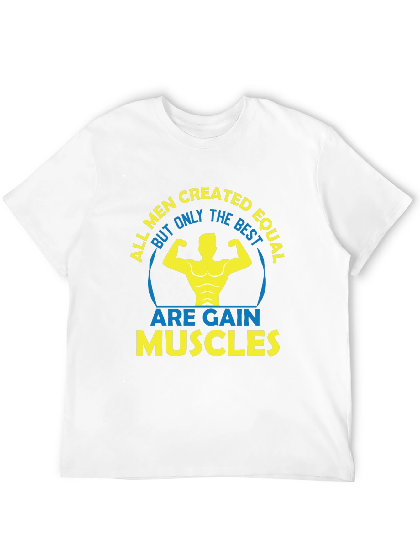 Muscle Gain Graphic Tee - Mens Fitness Shirt