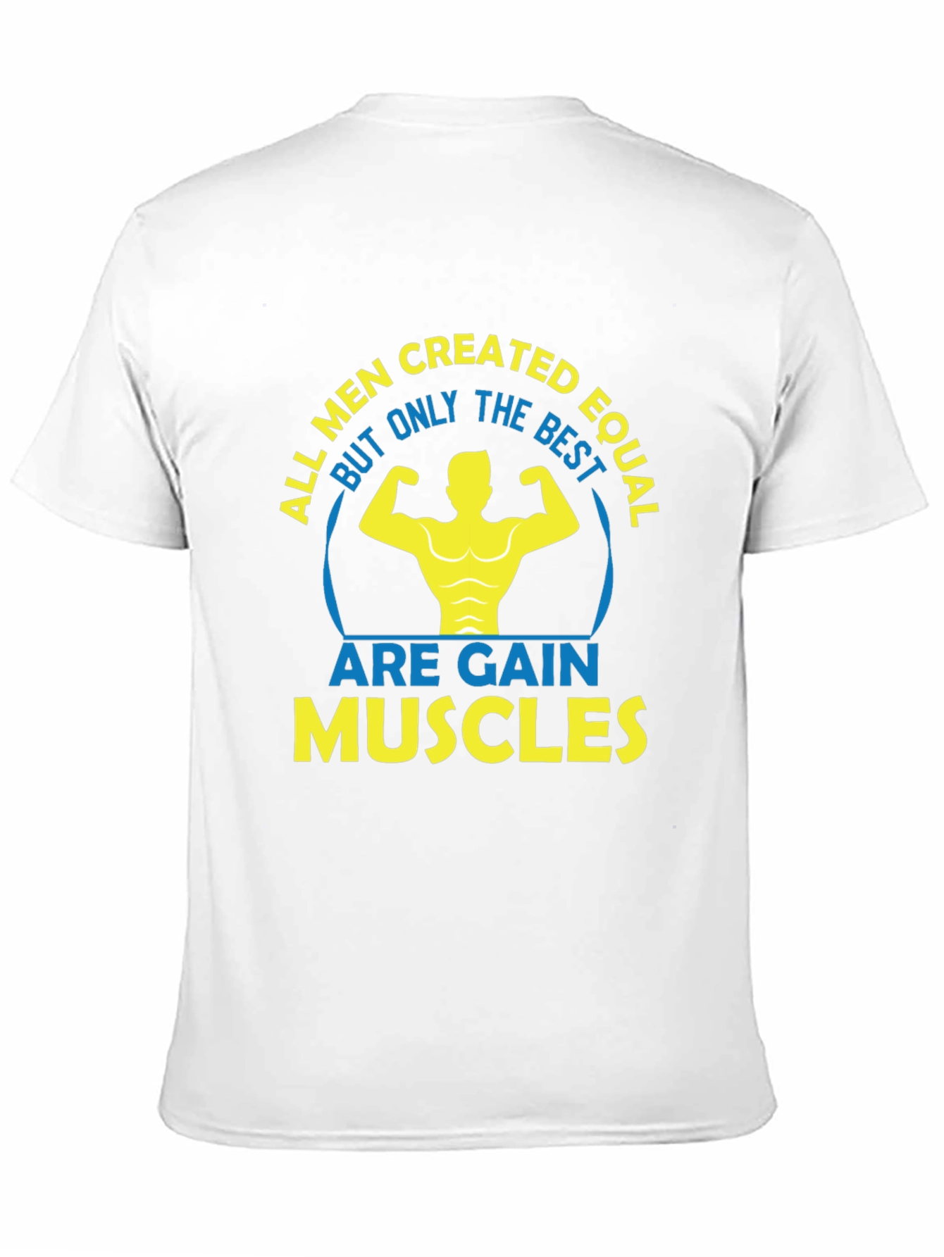 Muscle Gain Graphic Tee - Mens Fitness Shirt