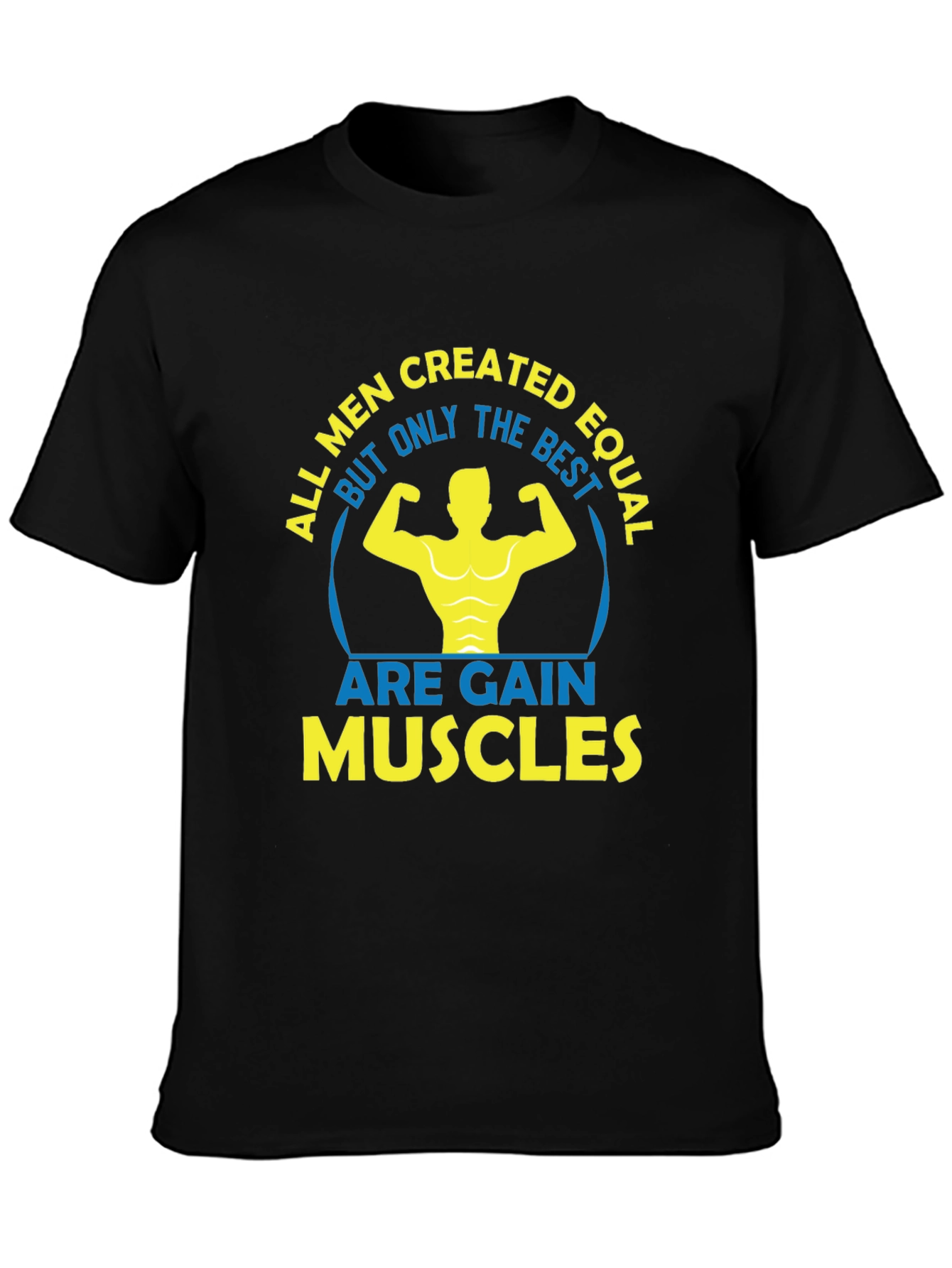 Muscle Gain Graphic Tee - Mens Fitness Shirt