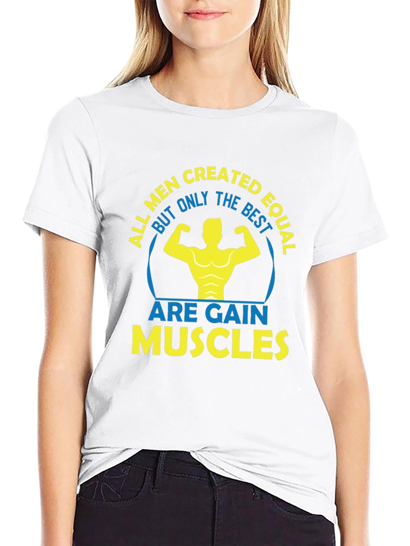Muscle Gain Graphic Tee - Mens Fitness Shirt